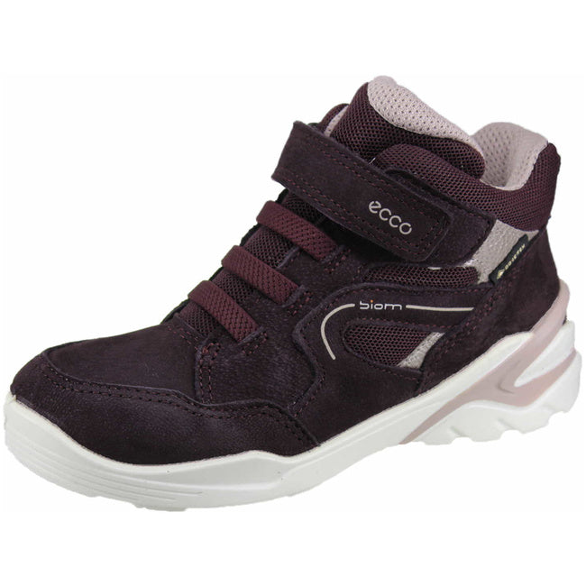 Ecco strap shoes for girls purple purple