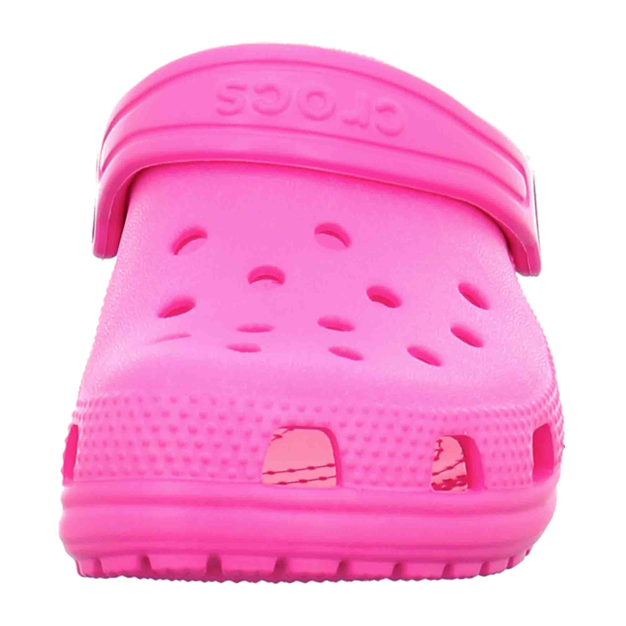 Crocs Classic Clog for Kids - Vibrant Electric Pink, Lightweight and Comfortable