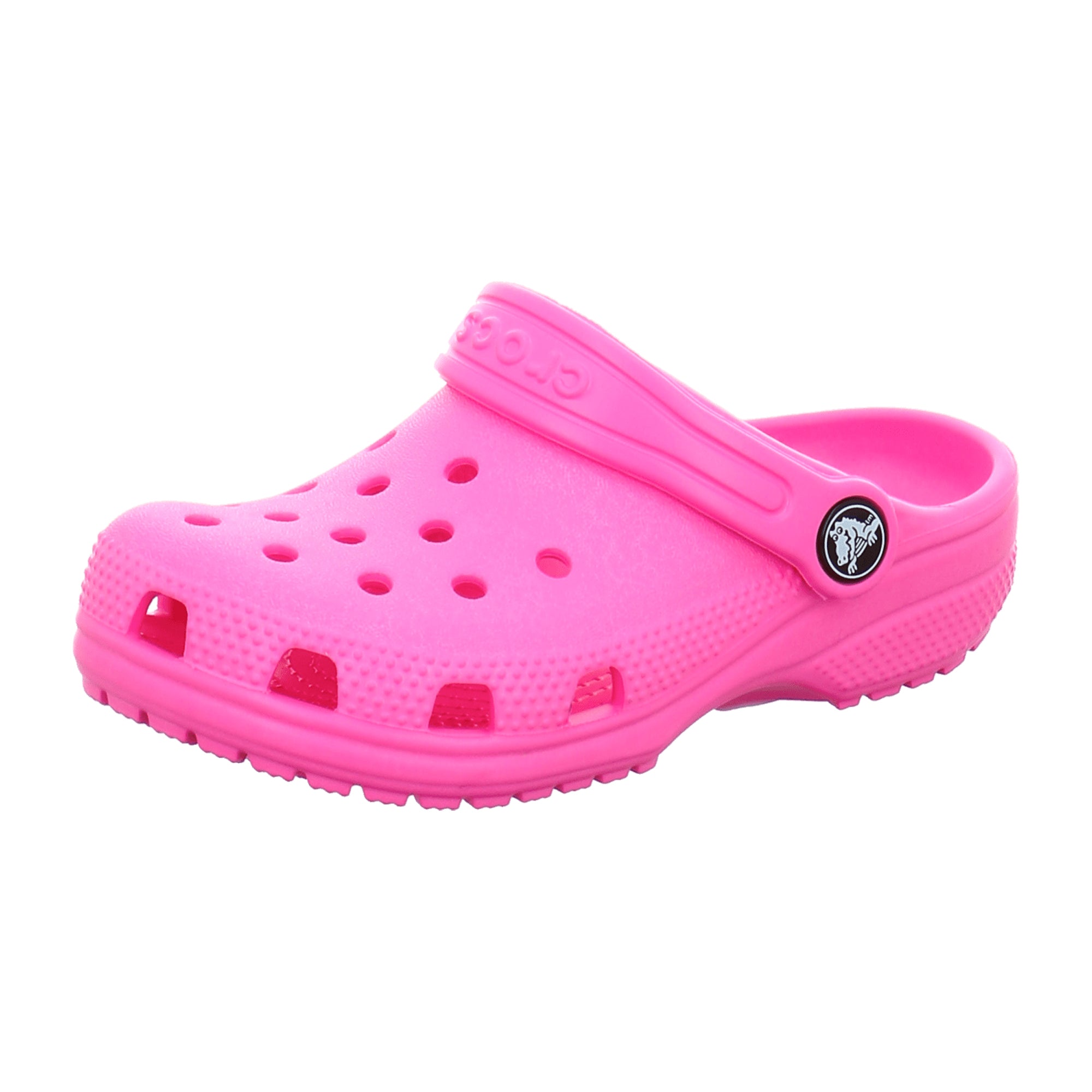 Crocs Classic Clog for Kids - Vibrant Electric Pink, Lightweight and Comfortable