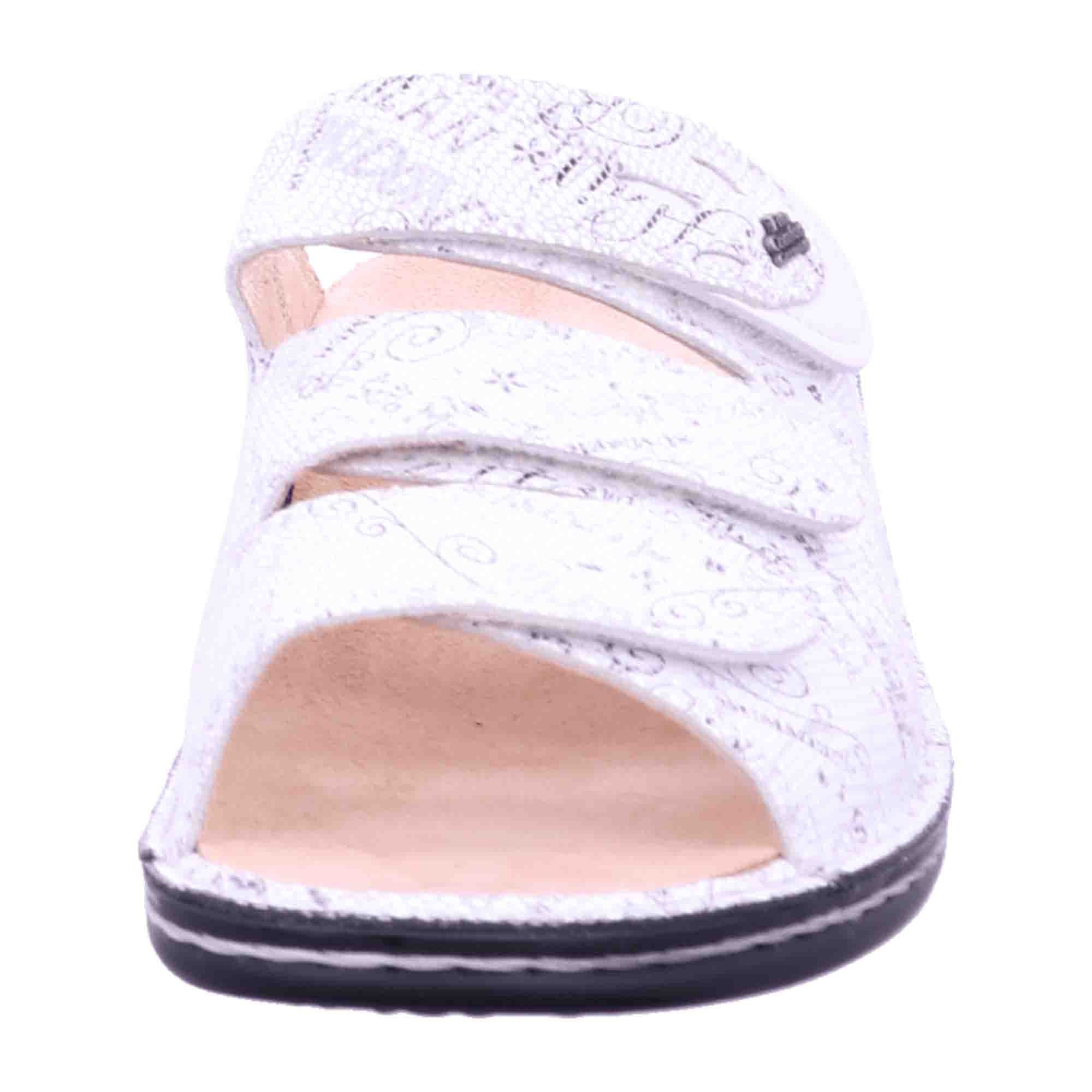 Finn Comfort Kos White Sandals for Women - Stylish & Comfortable