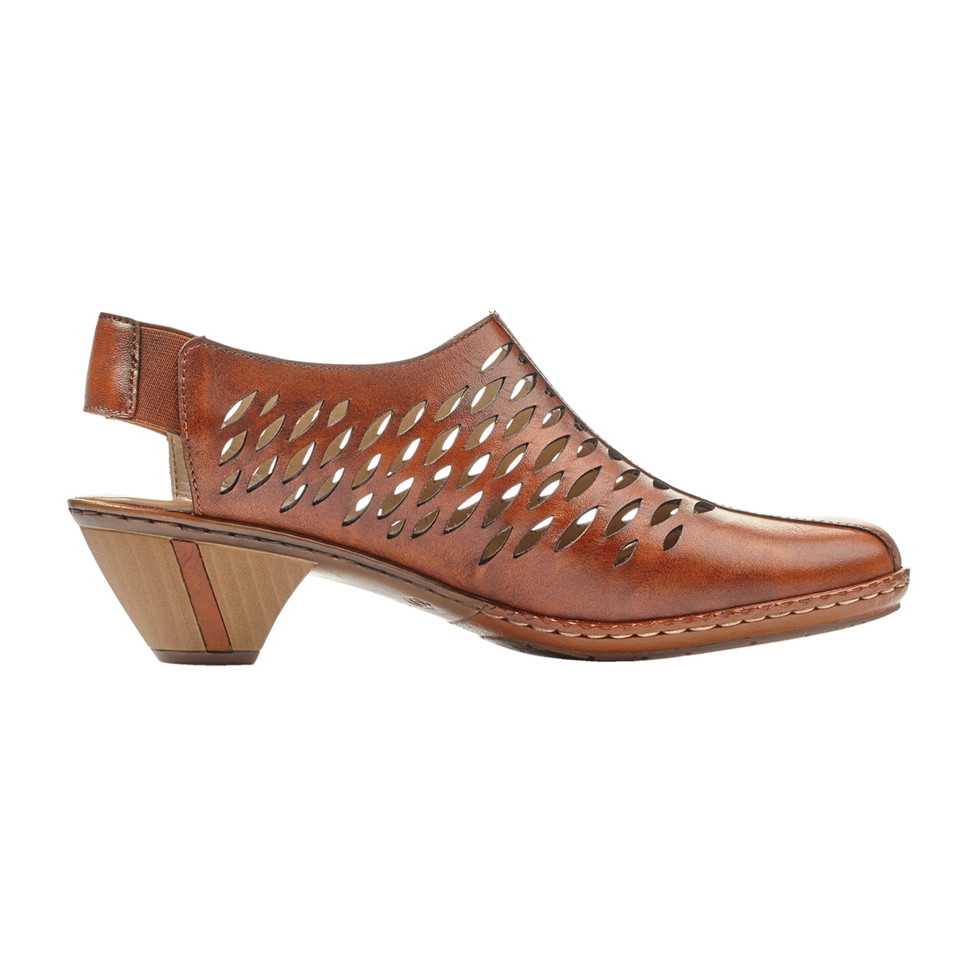 Rieker FSK Women's Brown Slip-On Loafers Comfortable Casual Shoes