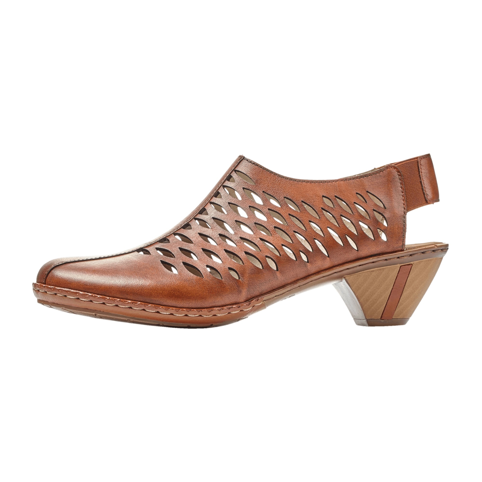 Rieker FSK Women's Brown Slip-On Loafers Comfortable Casual Shoes