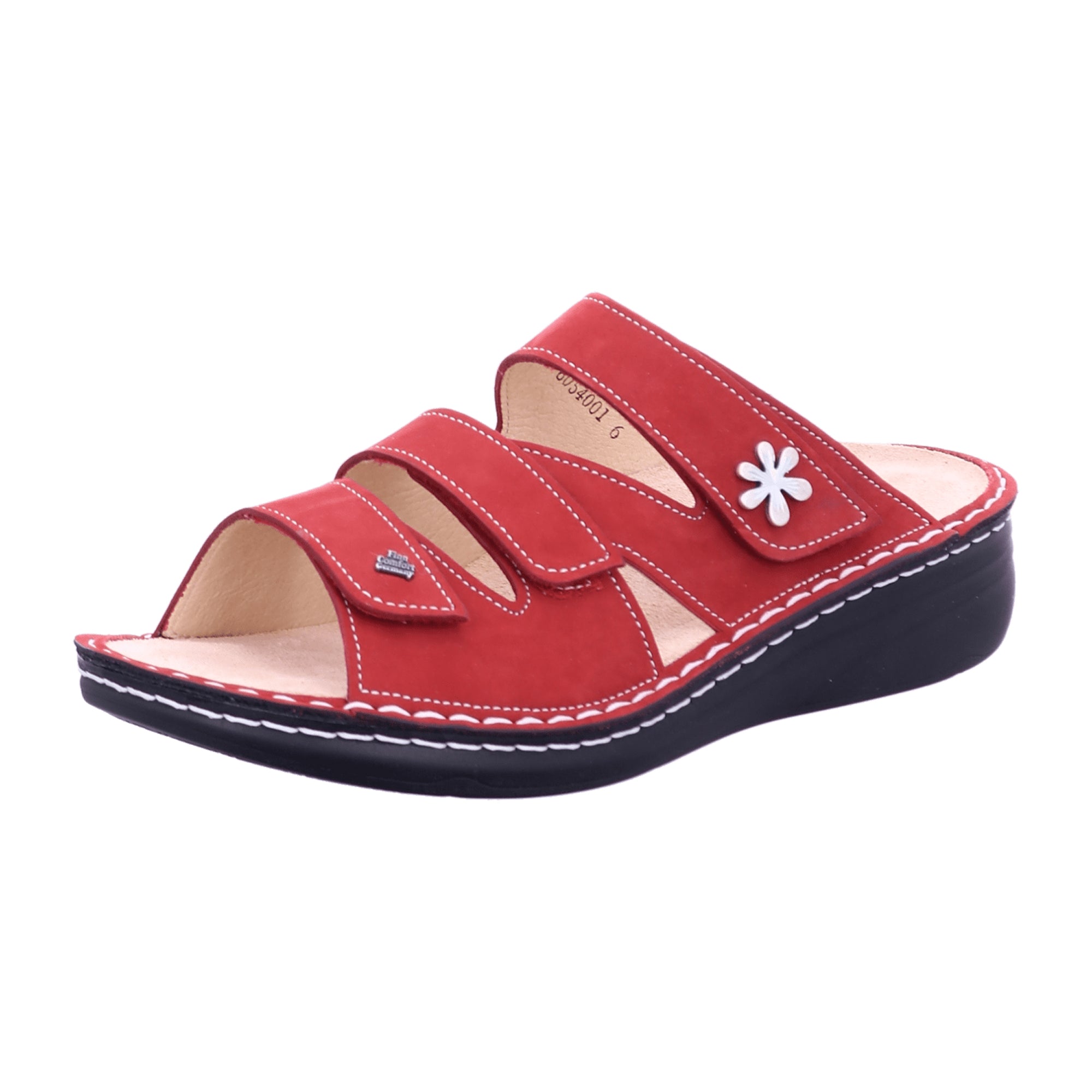 Finn Comfort Grenada Women's Comfort Sandals - Vibrant Red