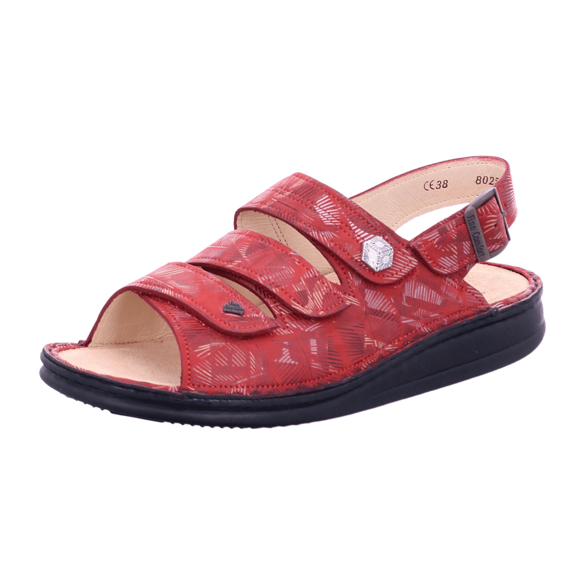 Finn Comfort Juist-S Women's Red Comfort Sandals