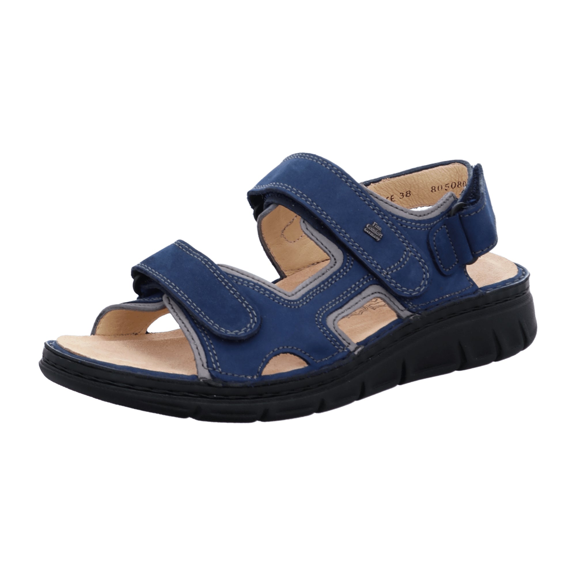 Finn Comfort Wanaka-S Men’s Blue Comfort Walking Shoes