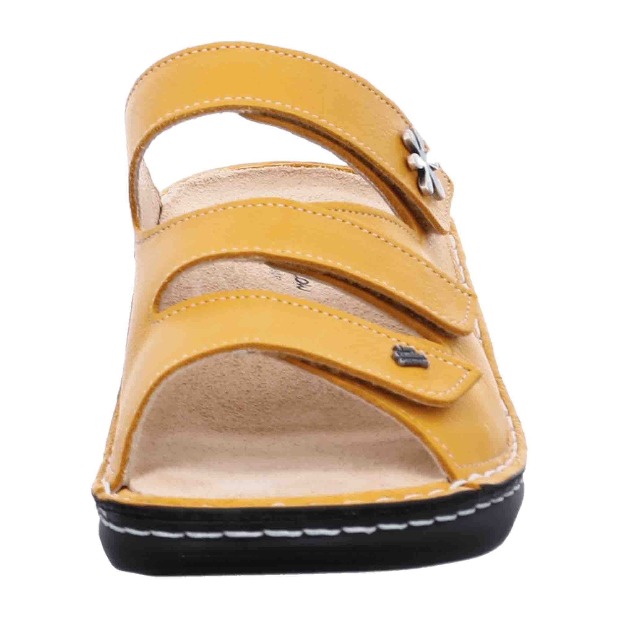 Finn Comfort Grenada Women's Comfort Sandals - Bright Yellow