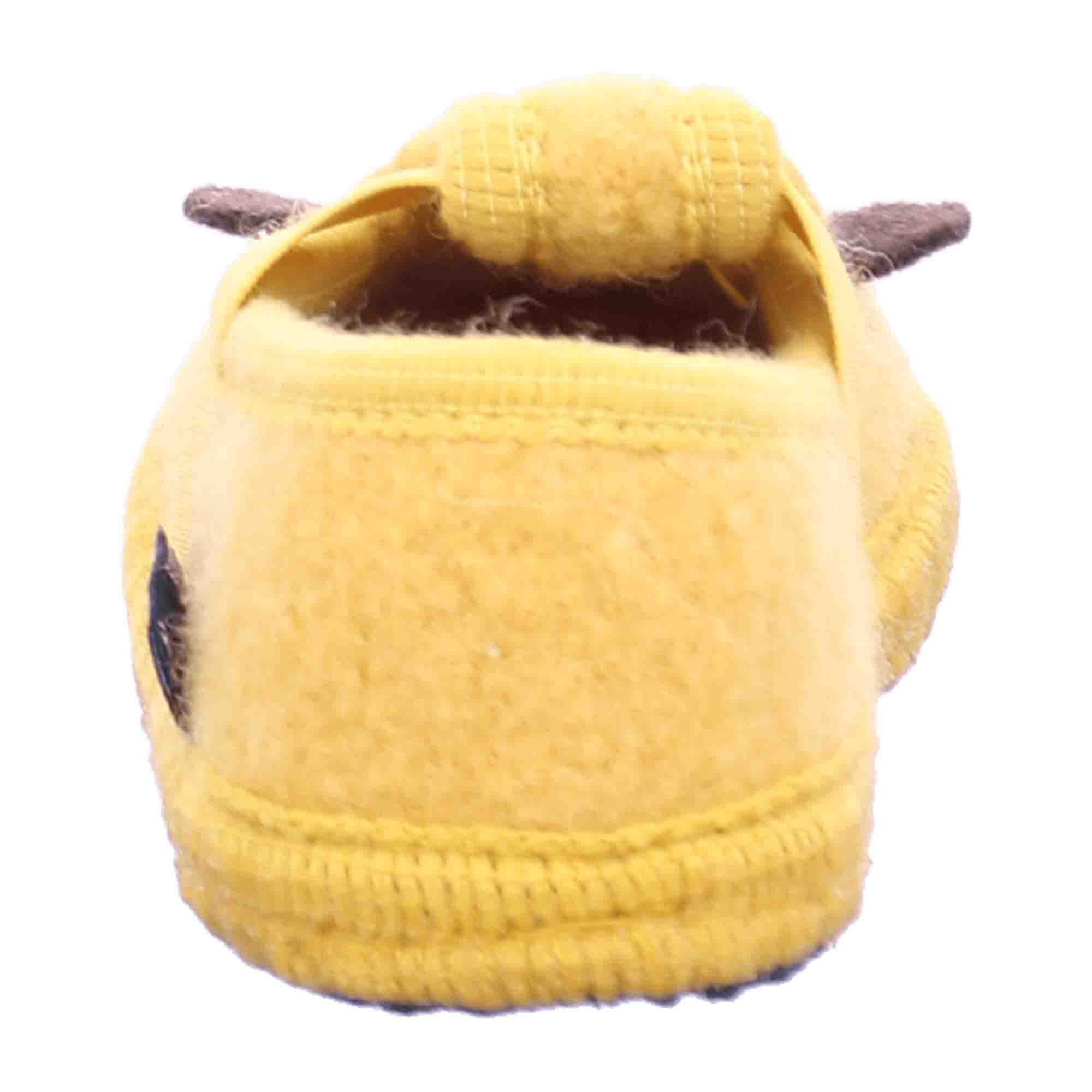 Haflinger Kids' Slipper Pets - Cozy, Durable Yellow Footwear