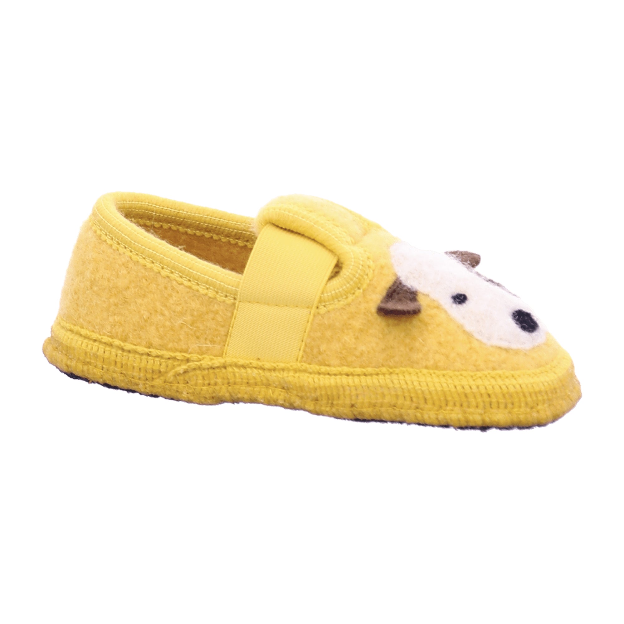 Haflinger Kids' Slipper Pets - Cozy, Durable Yellow Footwear