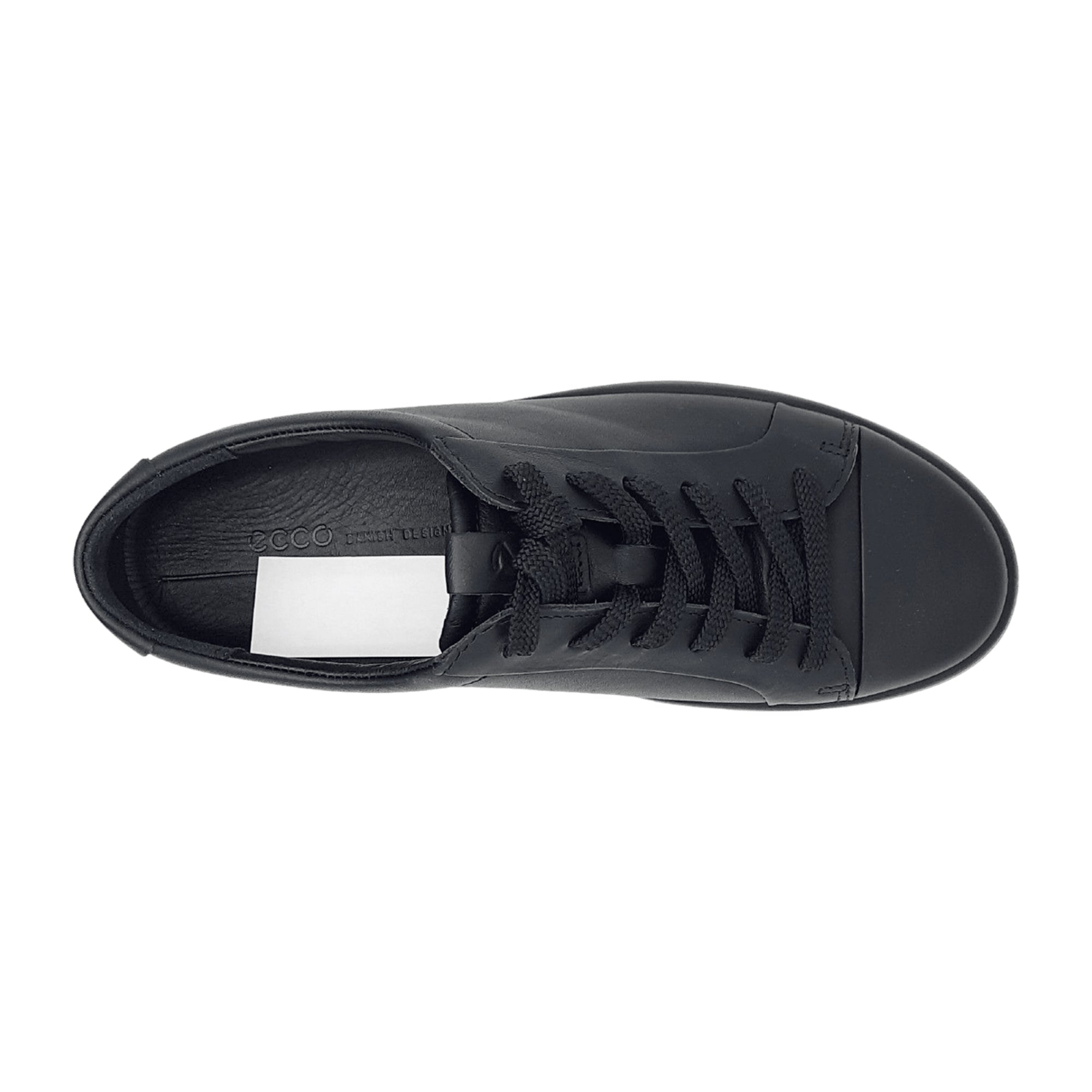 Ecco SOFT 7 Women's Black Leather Sneakers - Comfortable & Durable