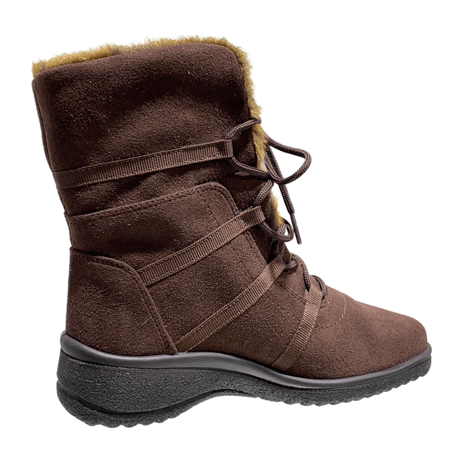ARA Women's Snow Boots with Lacing, Warmly Lined, Brown, Round Toe - Bartel-Shop