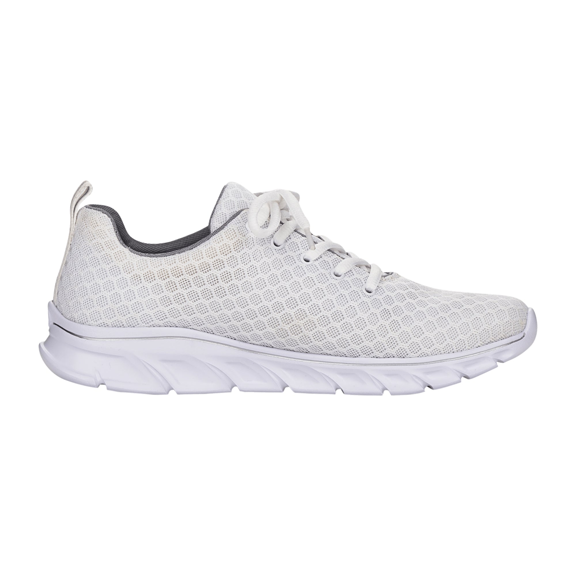Rieker Hexamesh Aleria White Women's Sneakers Lightweight Comfort Shoes