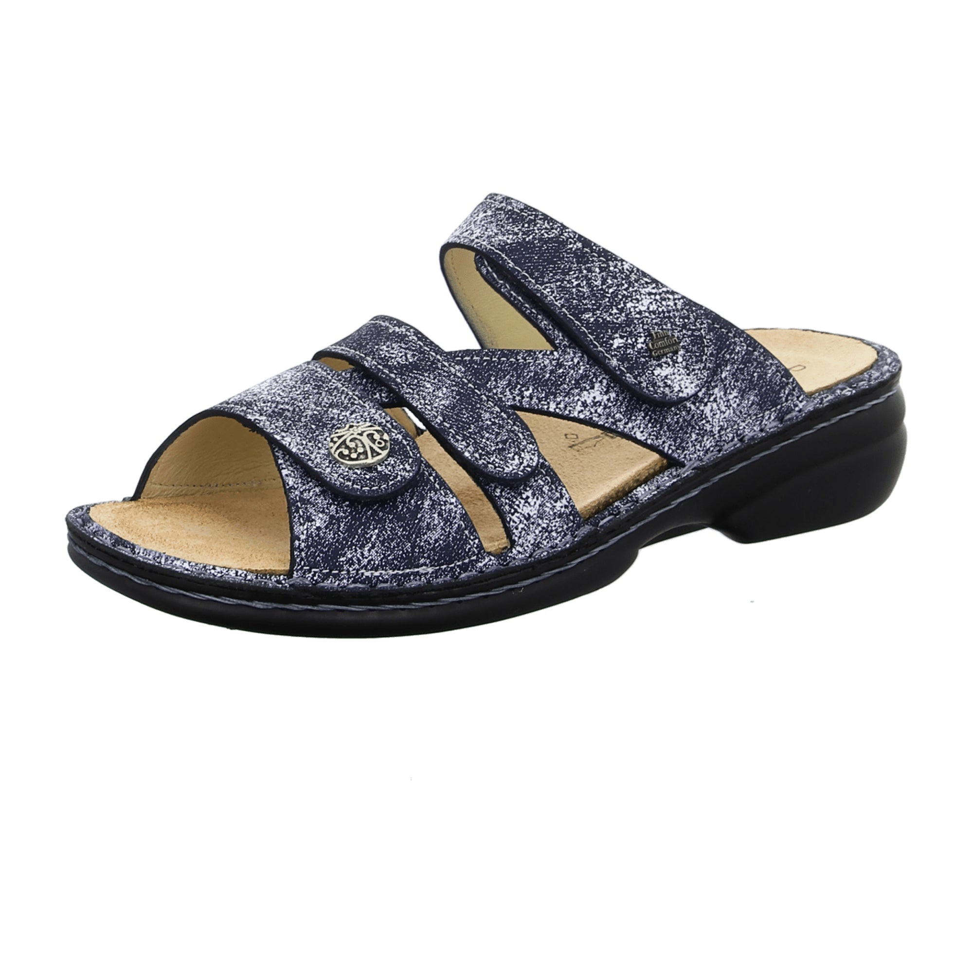 Finn Comfort Ventura-S Women's Comfort Sandals, Stylish Blue