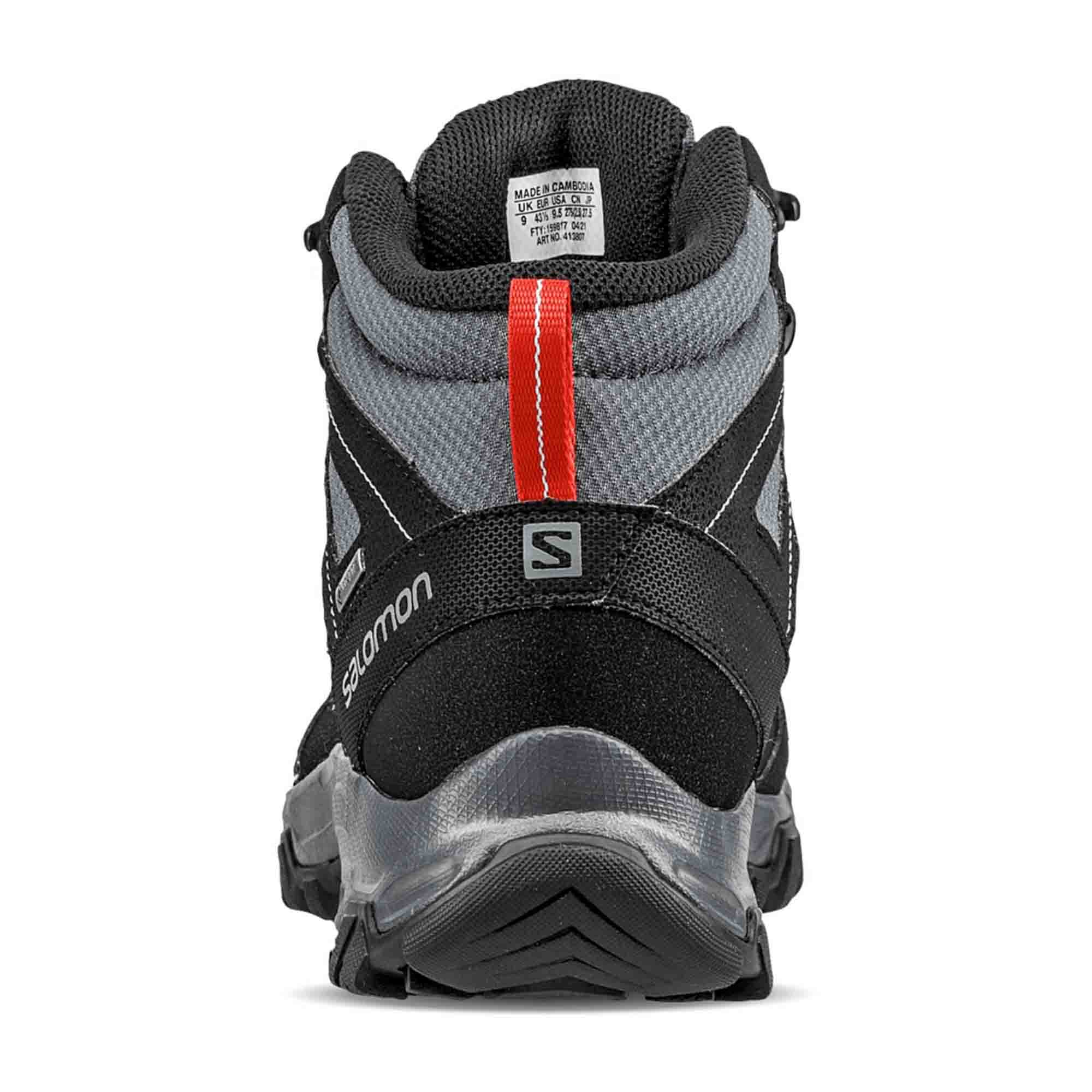 Salomon shoes LYNGEN MID GTX Ebony/Bl for men, black