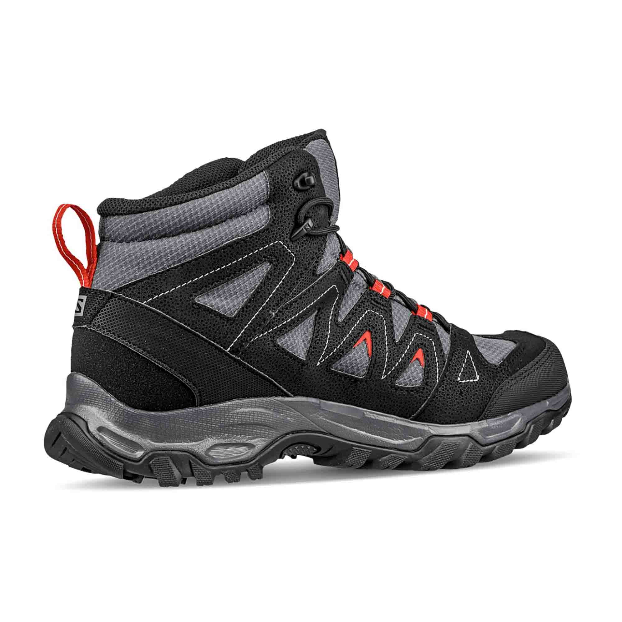Salomon shoes LYNGEN MID GTX Ebony/Bl for men, black