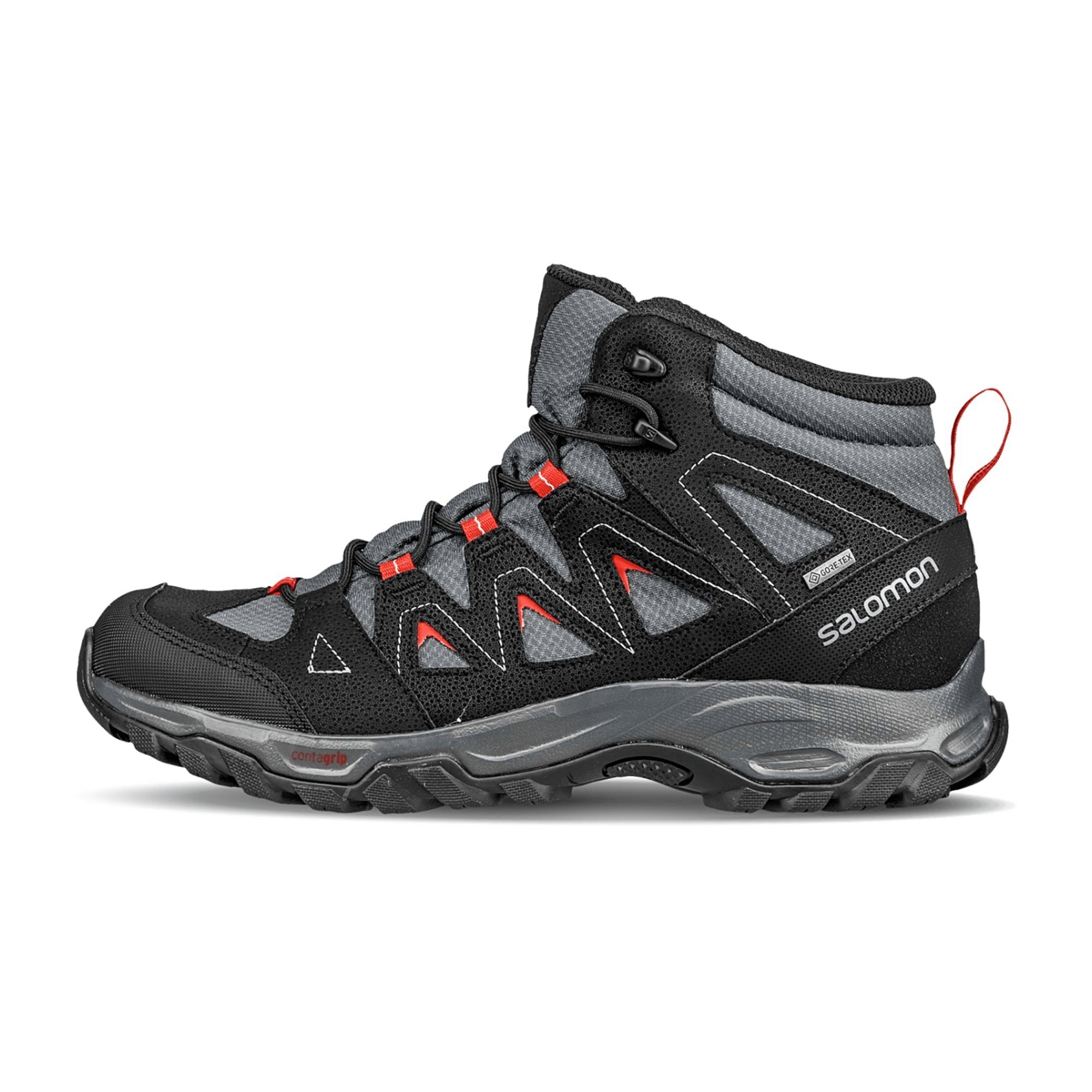Salomon shoes LYNGEN MID GTX Ebony/Bl for men, black