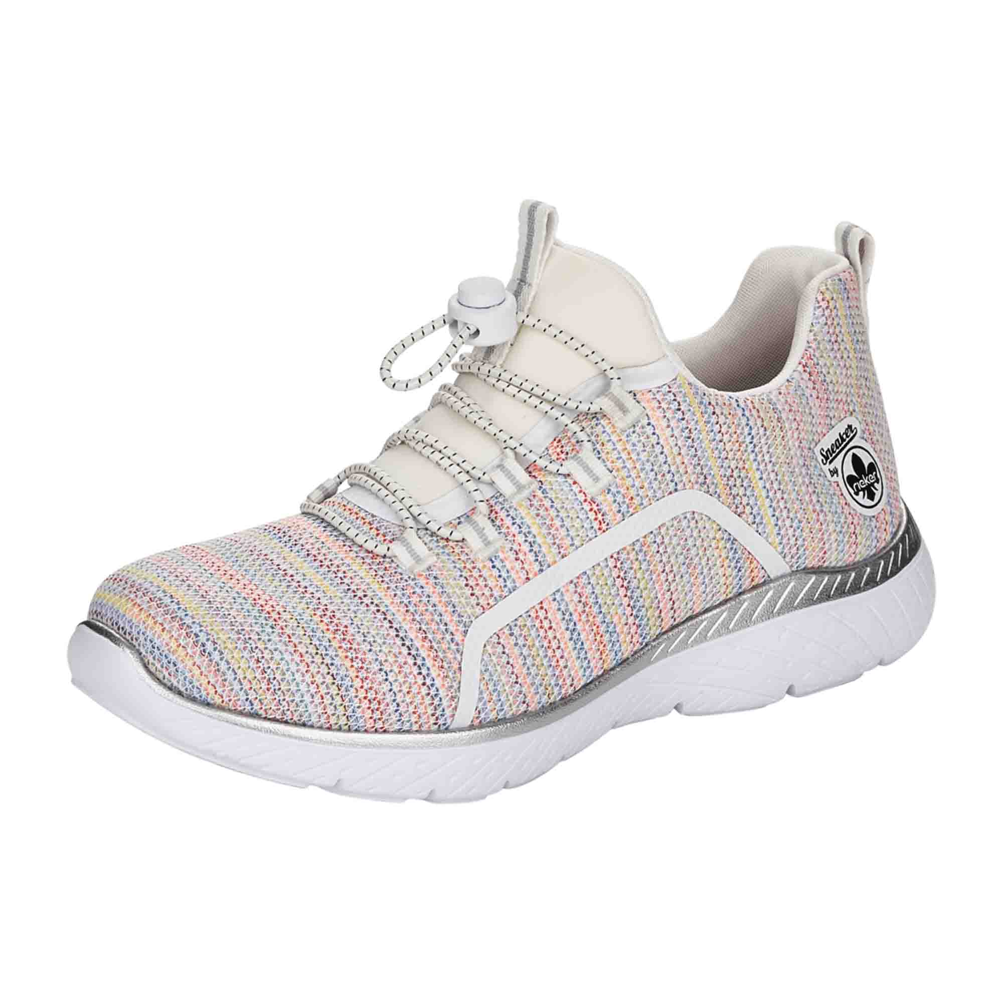 Rieker Women's Slip-On Shoes Colorful Sneakers Lightweight Flexible Sole