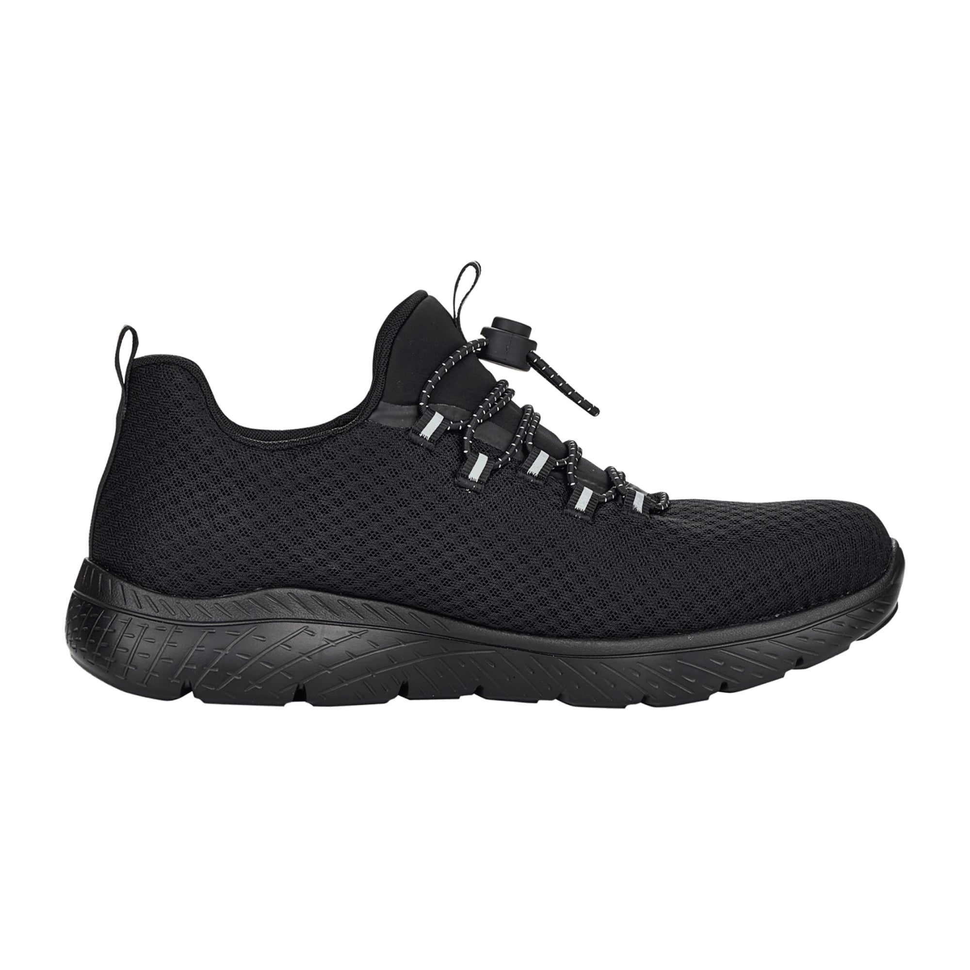 Rieker FSK Women's Black Slip-On Shoes with Flexible Lightweight Sole