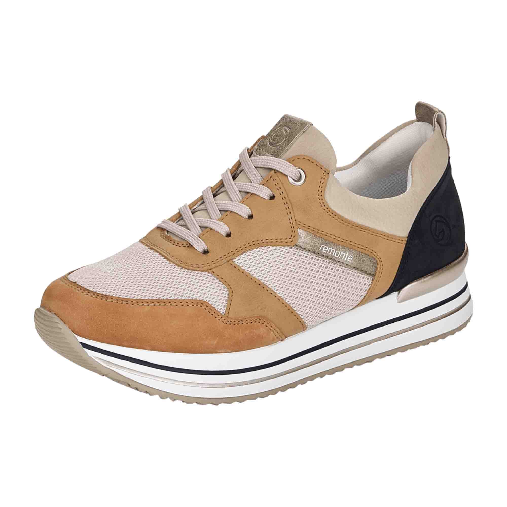 Remonte FS Women's Brown Lace-Up Leather Shoes
