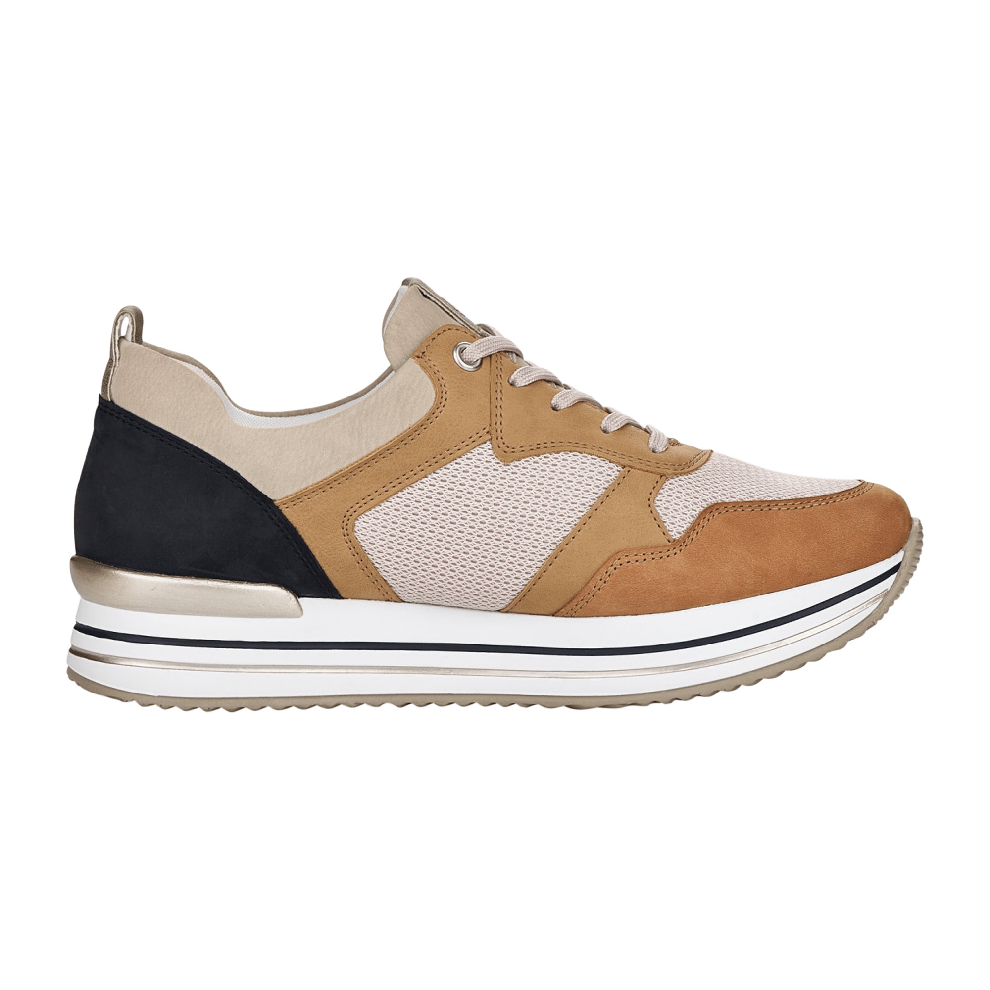 Remonte FS Women's Brown Lace-Up Leather Shoes