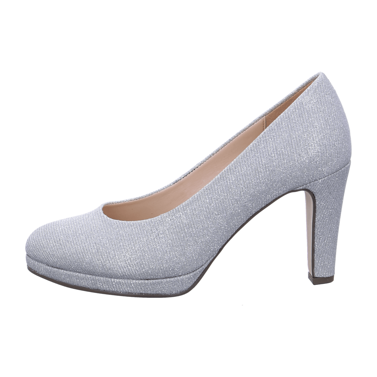 Gabor Women's Classic Pumps Silver Leather High Heels