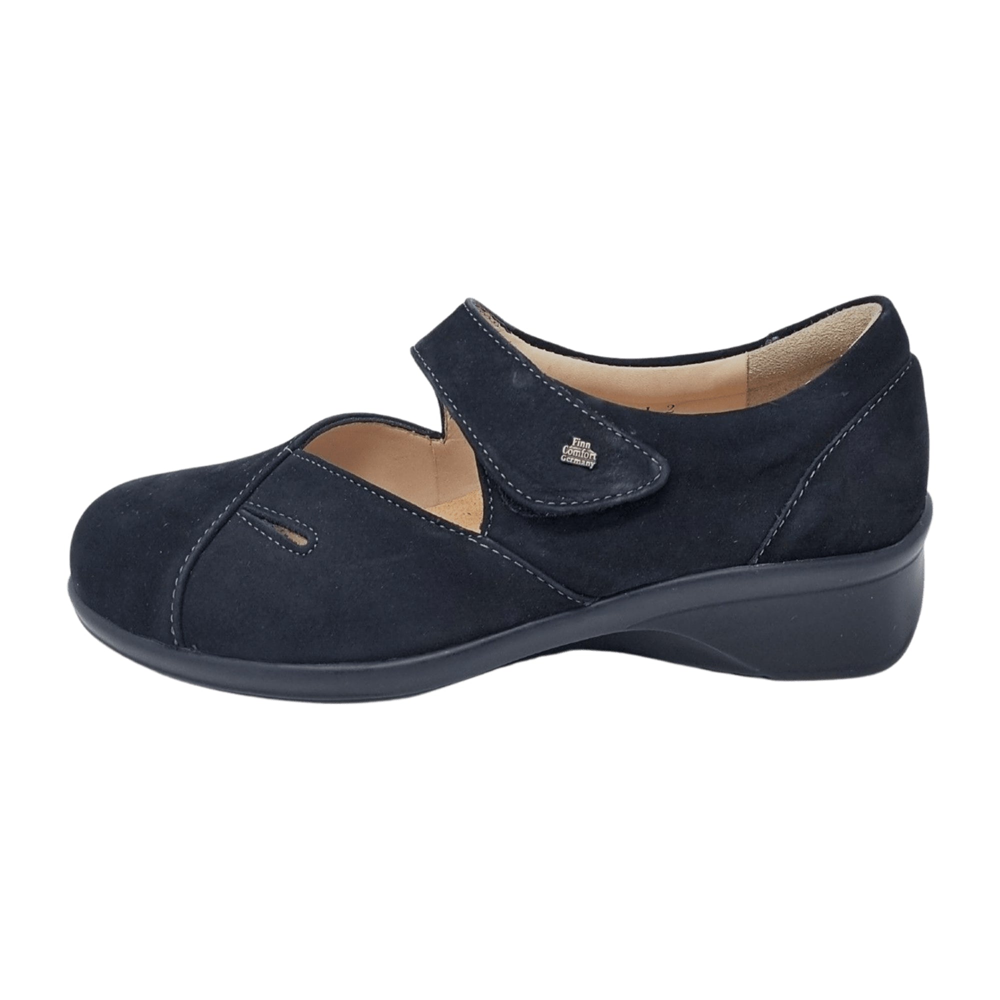 Finn Comfort Aquila Women's Comfort Shoes, Stylish Black Leather