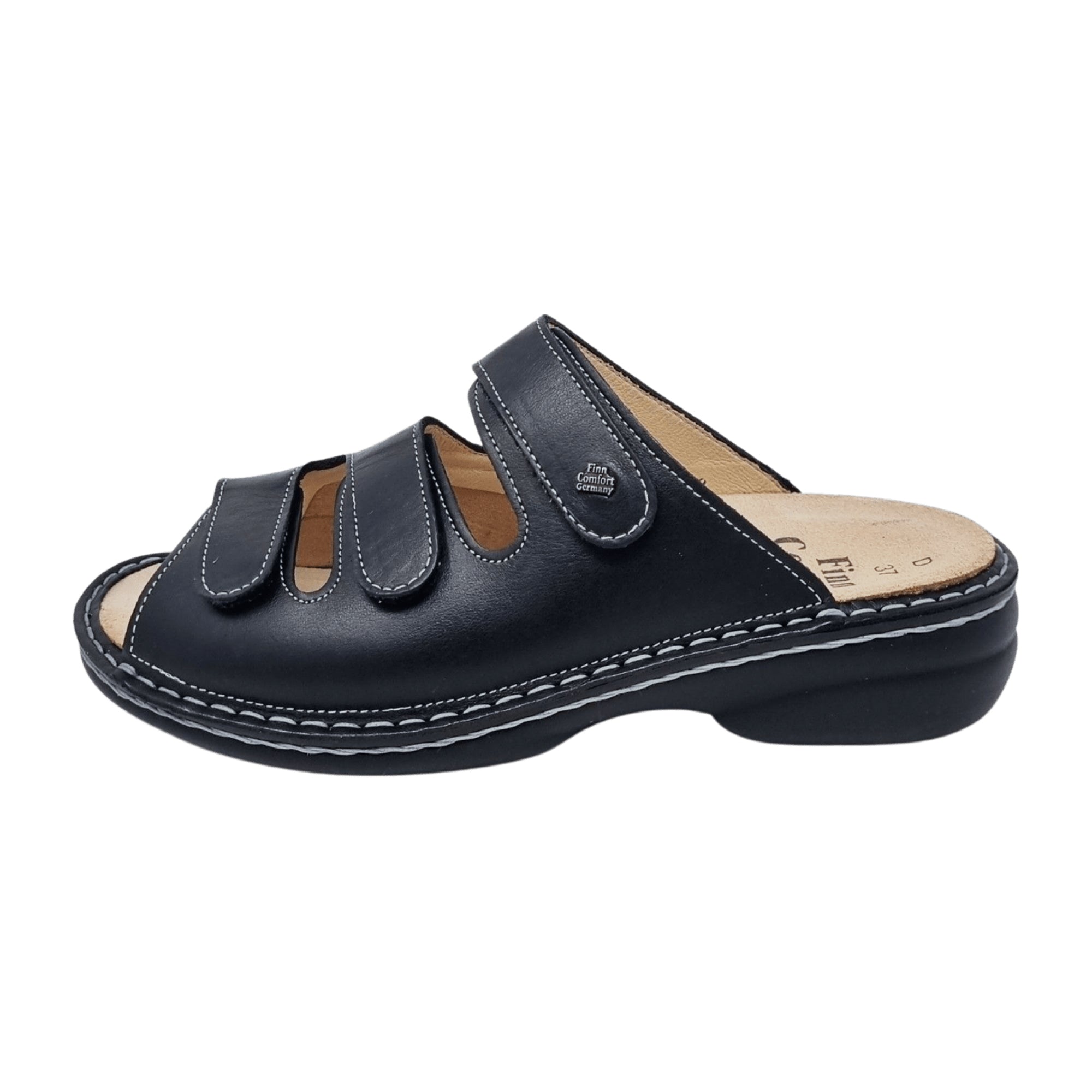 Finn Comfort Cisano Women's Sandals, Stylish & Comfortable - Black