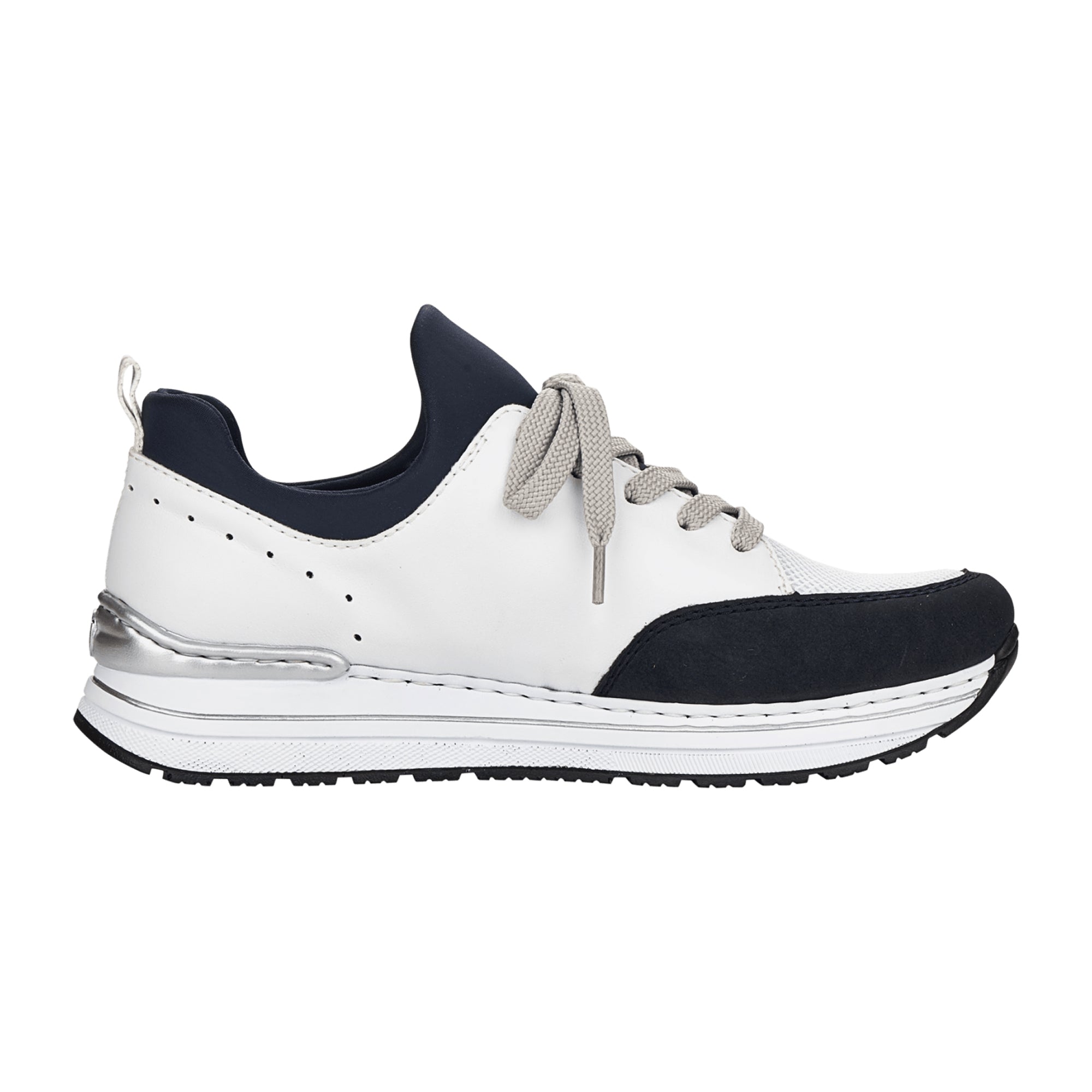 Rieker Comfortable Lace-Up Shoes for Women in White