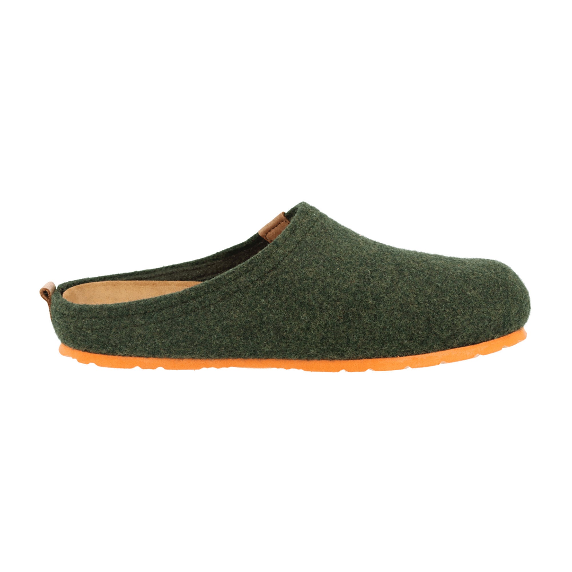 Rohde Napoli-H Green Felt Slip-On Shoes for Men