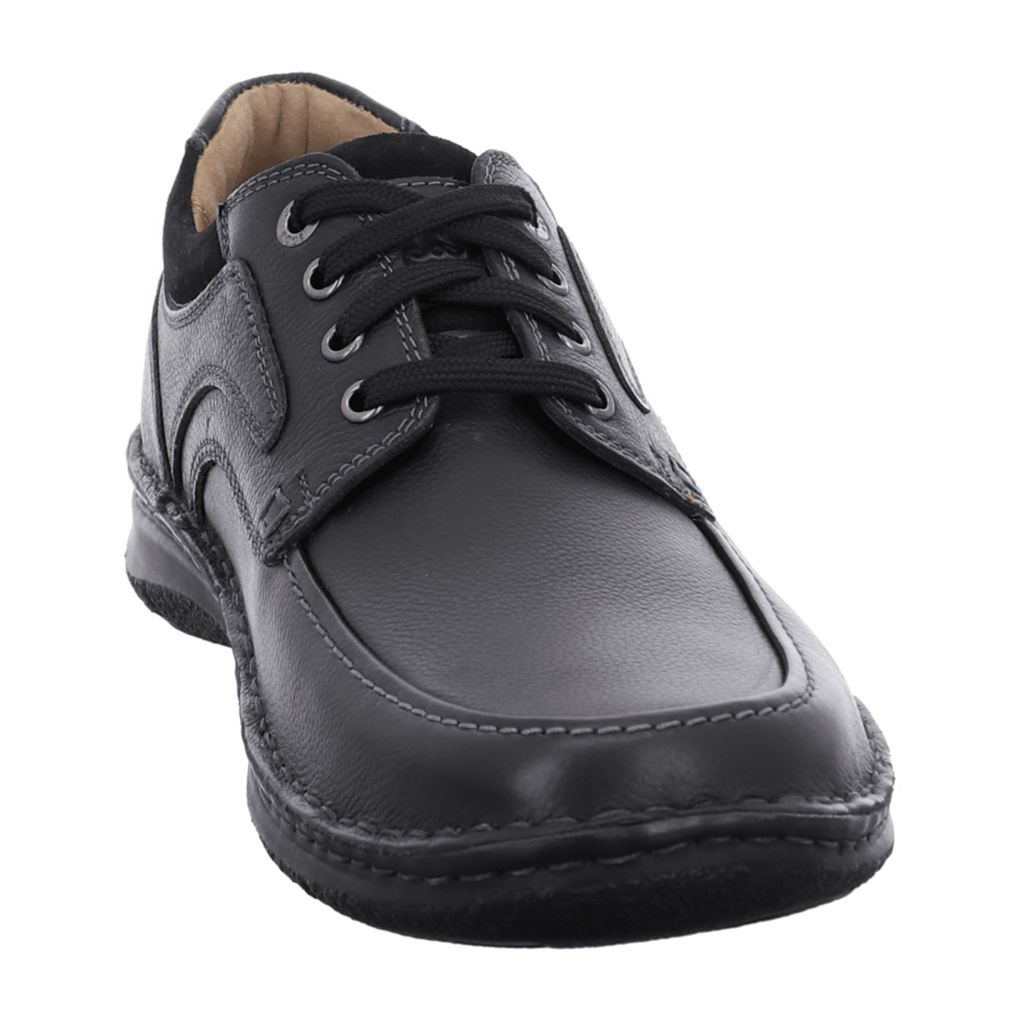 Josef Seibel Comfortable Men's Lace-up Shoes in Black