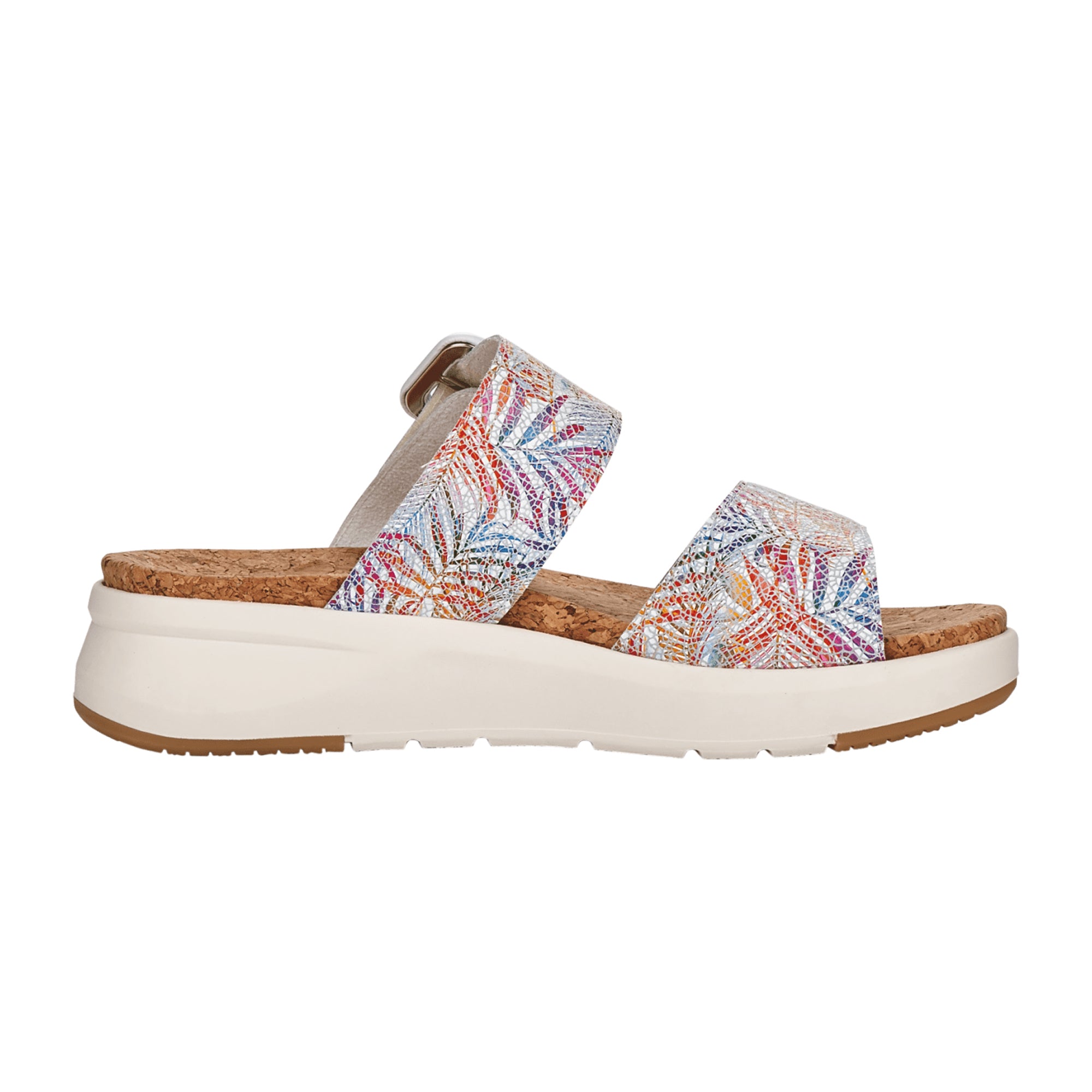 Remonte Women's Colorful Comfort Sandals D955090 Open Toe Leather Velcro Strap