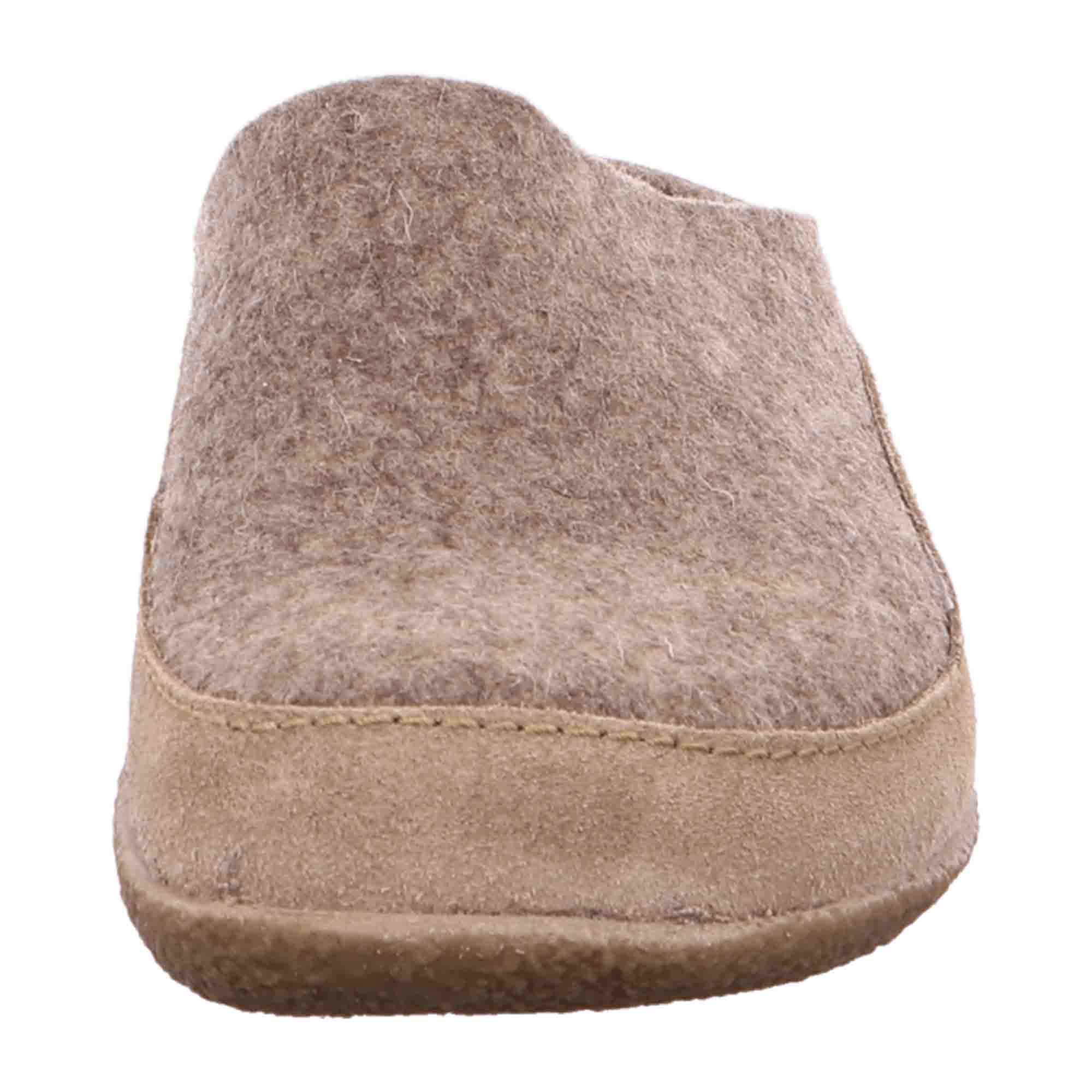 Haflinger Blizzard Skane Men's Slippers - Beige, Durable & Stylish