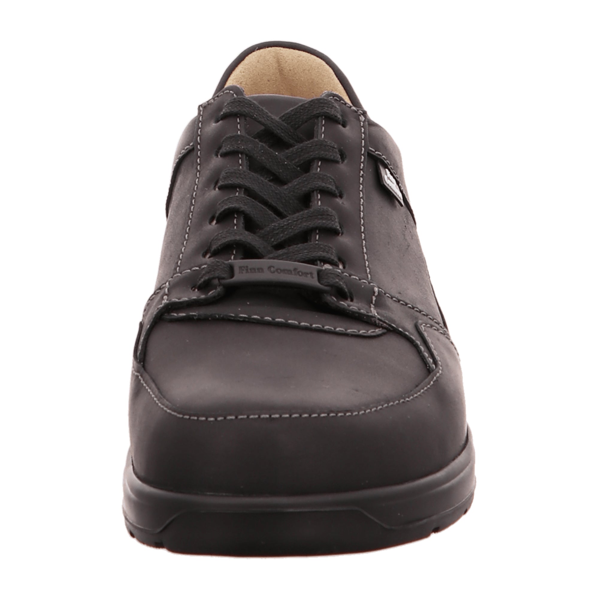 Finn Comfort Torrance Men's Comfort Shoes, Stylish Black Leather