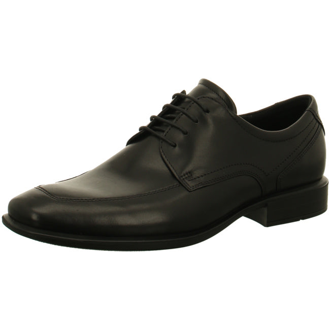 Ecco classic lace-up shoes for men black - Bartel-Shop