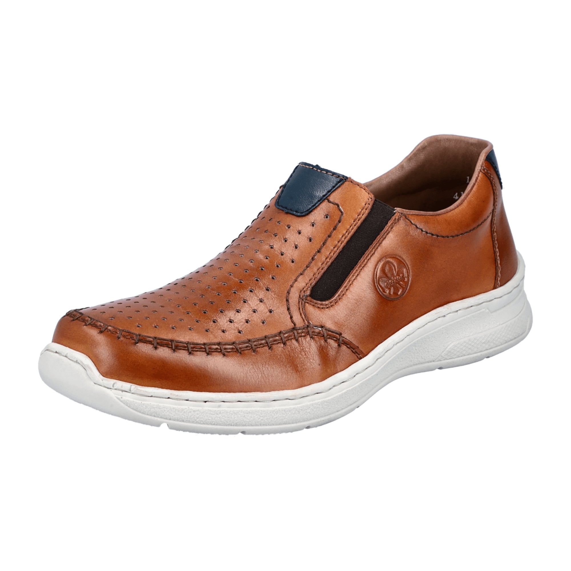 Rieker Men's Brown Comfort Slip-On Shoes - Buy Online with Fast Shipping