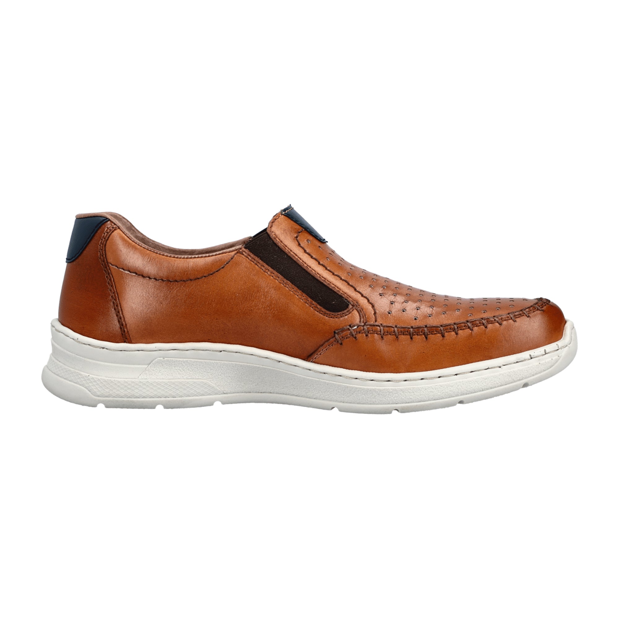 Rieker Men's Brown Comfort Slip-On Shoes - Buy Online with Fast Shipping