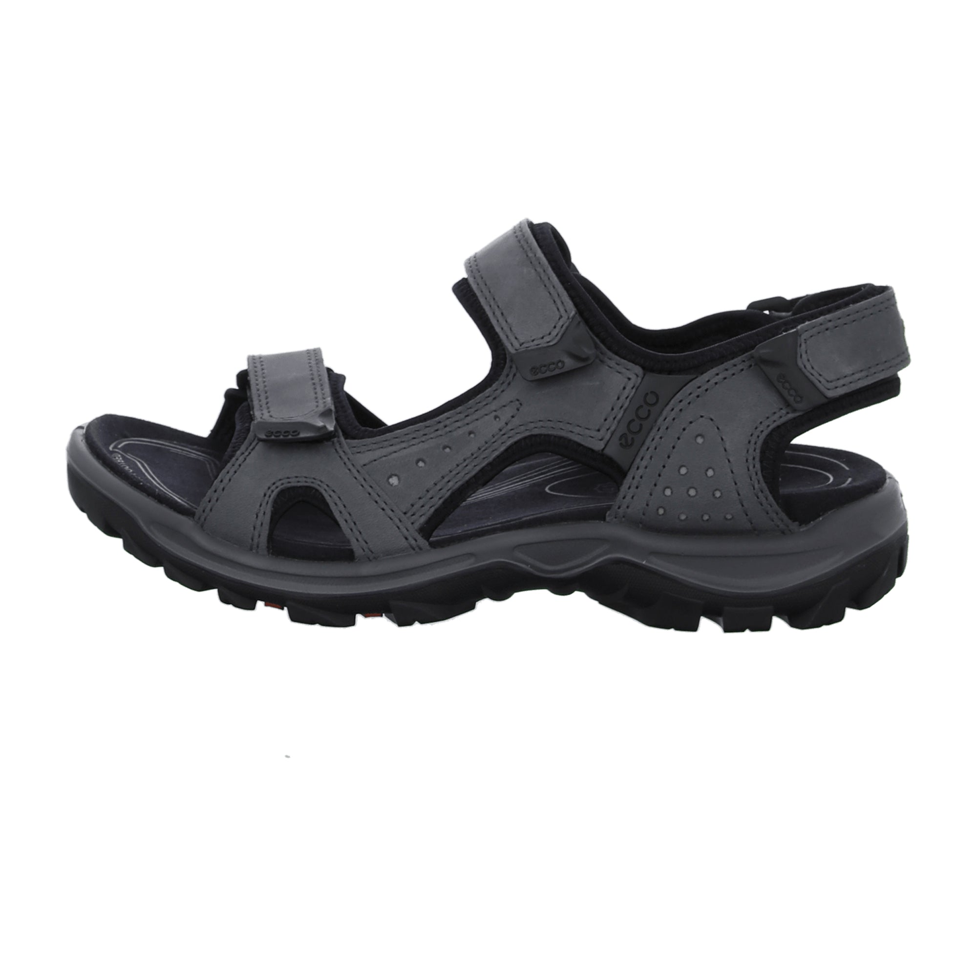 Ecco Men's Grey Outdoor Shoes - Durable & Stylish