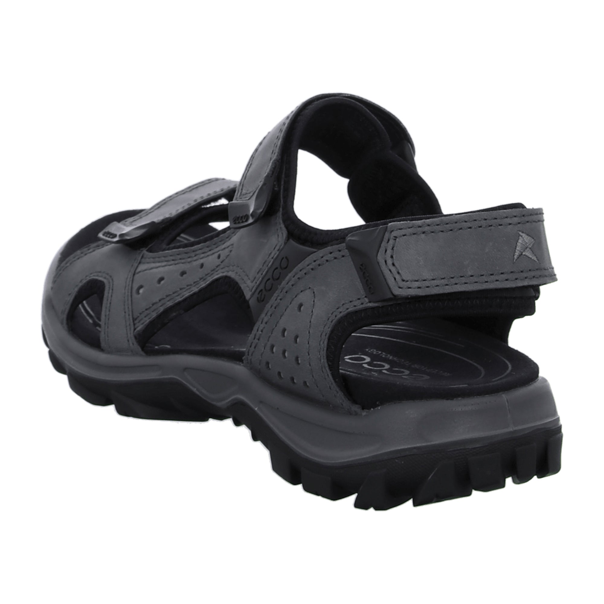 Ecco Men's Grey Outdoor Shoes - Durable & Stylish