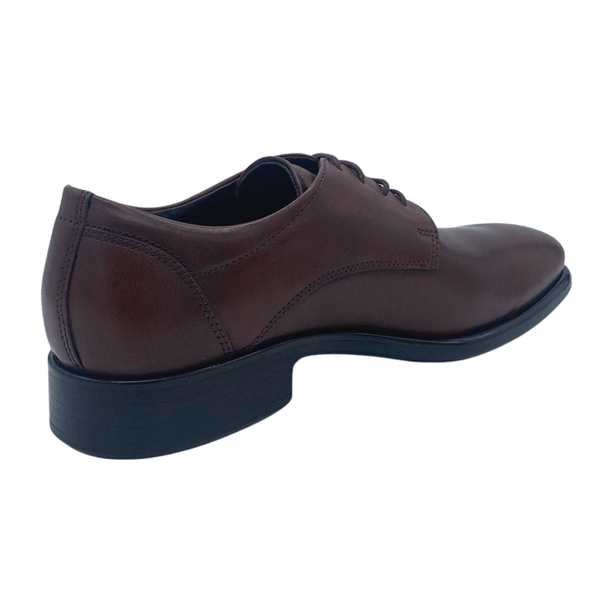 Ecco Citytray Men's Cognac Brown Business Shoes | Stylish & Durable Leather Footwear