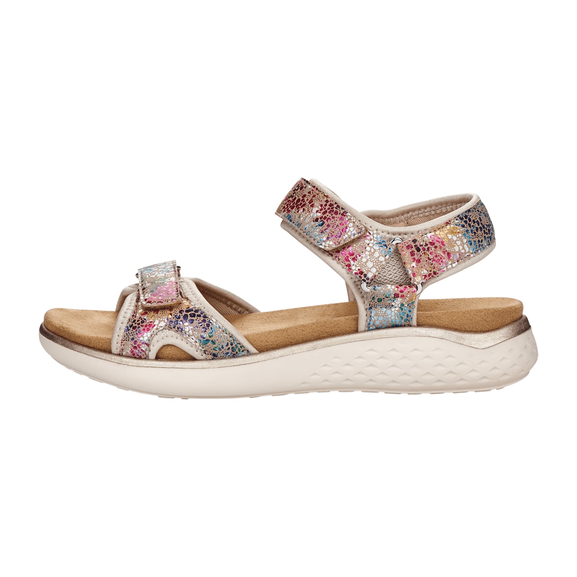 Remonte Women's Colorful Sandals Comfortable Summer Shoes Textile Lining