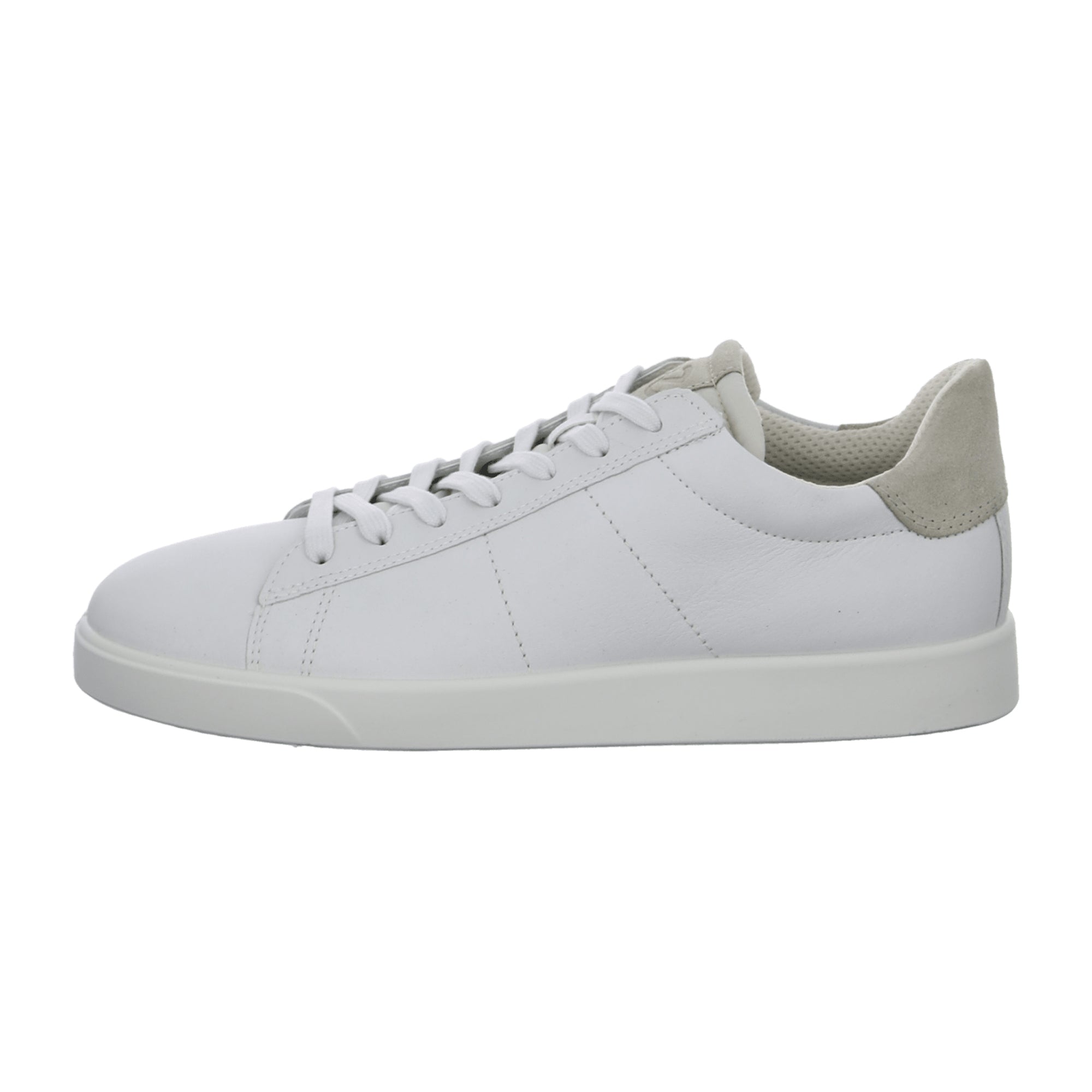 ECCO Men's STREET LITE M Casual Lace-Up Shoes, White Leather
