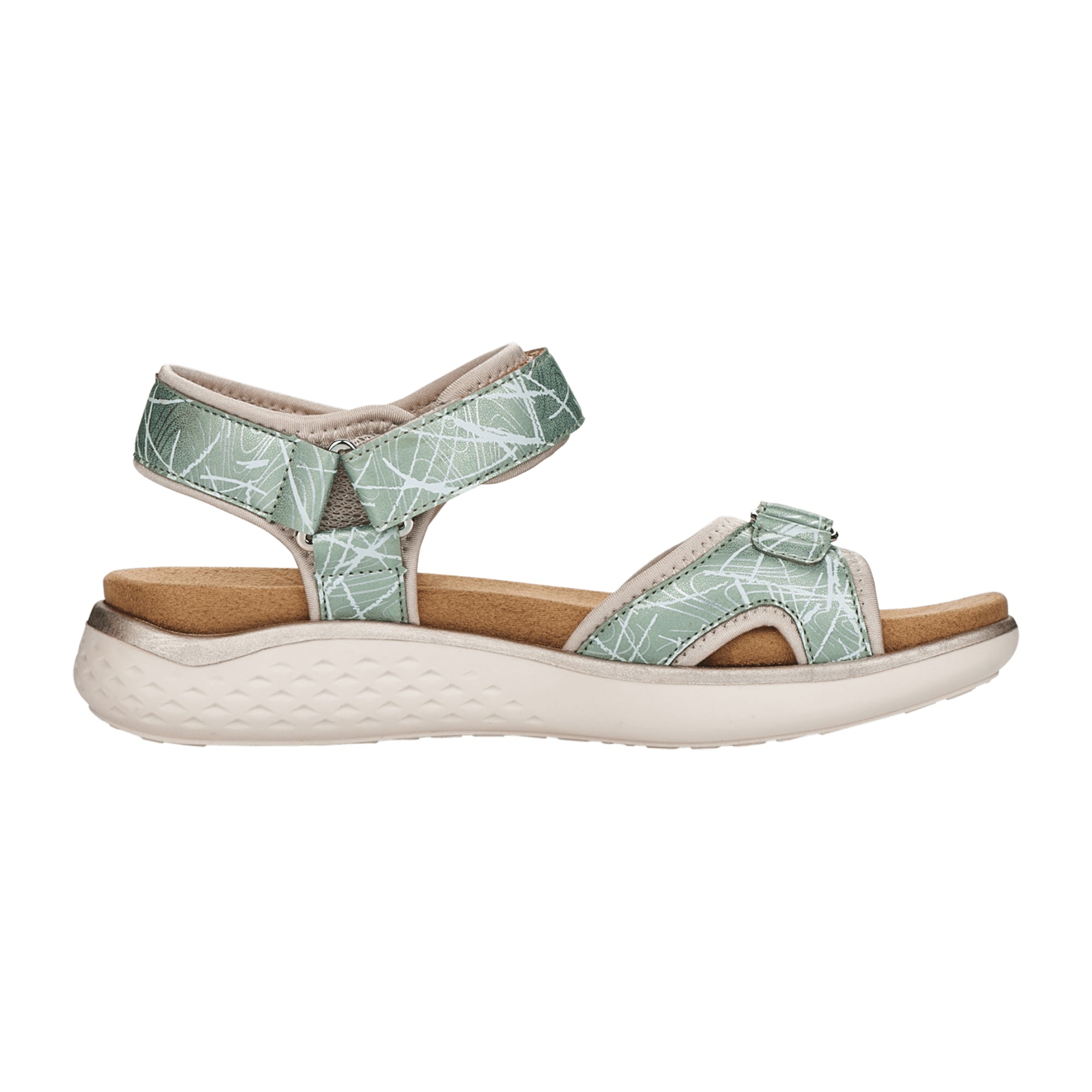 Remonte Women's Comfort Sandals Green Spring Summer Footwear