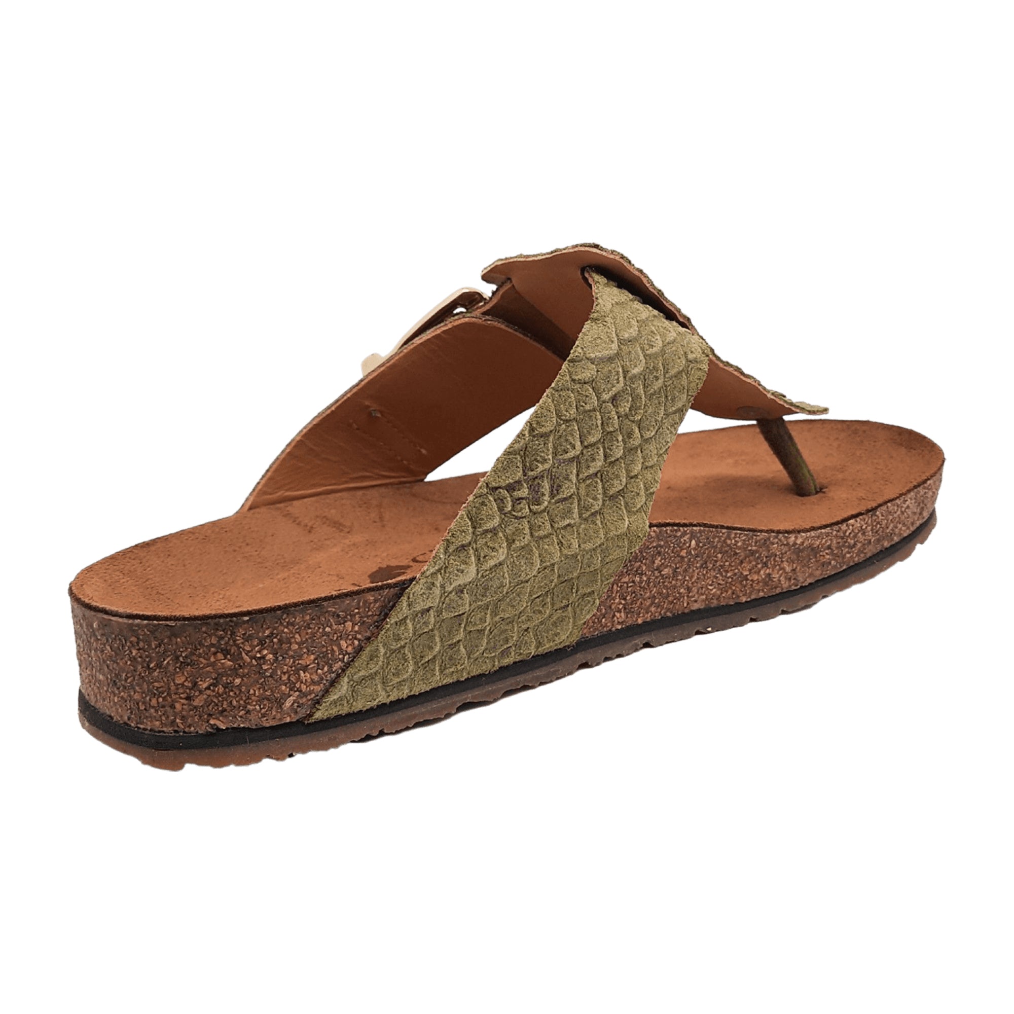 Haflinger Cora Women's Olive Comfort Slippers