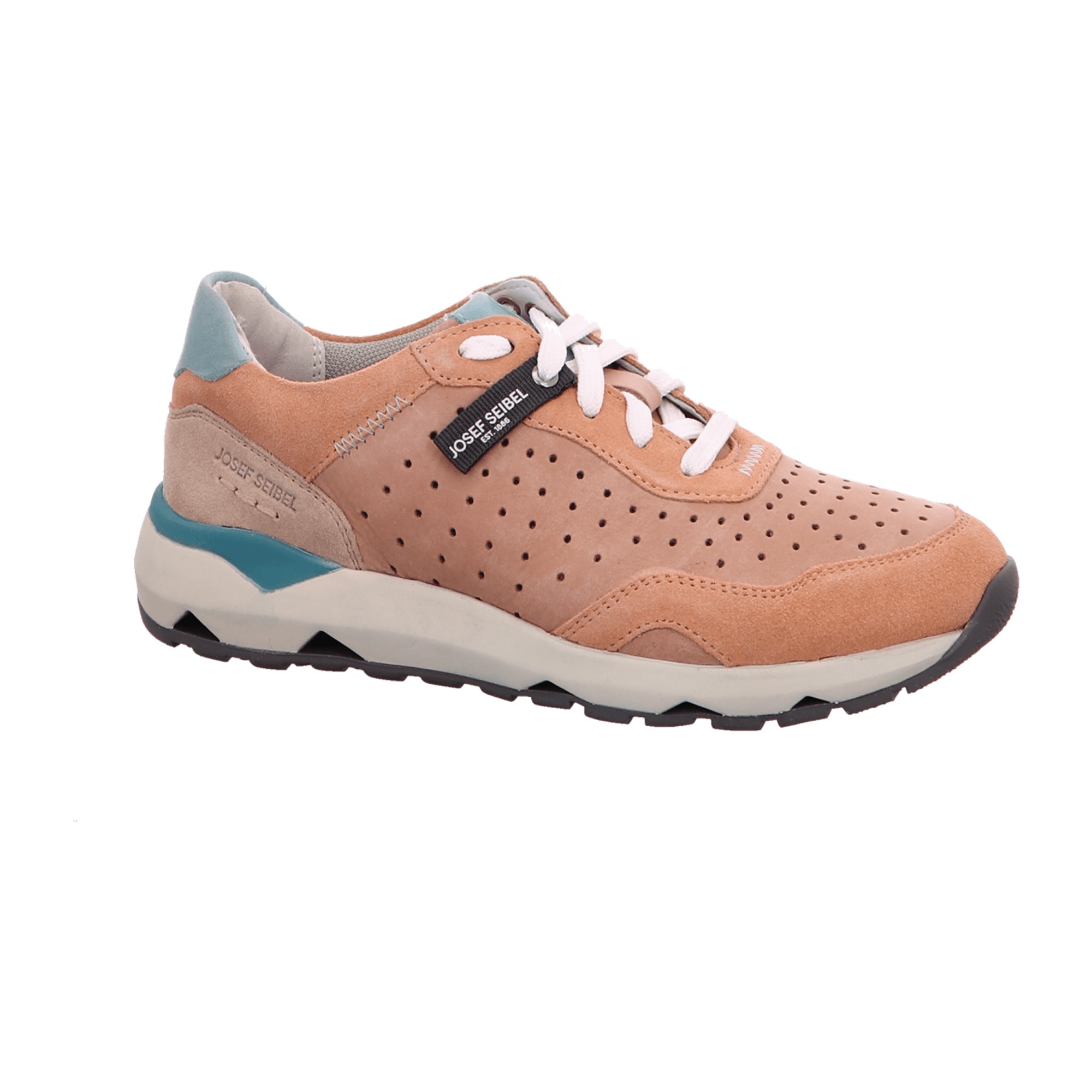 Josef Seibel Comfort Lace-Up Shoes for Women in Coral