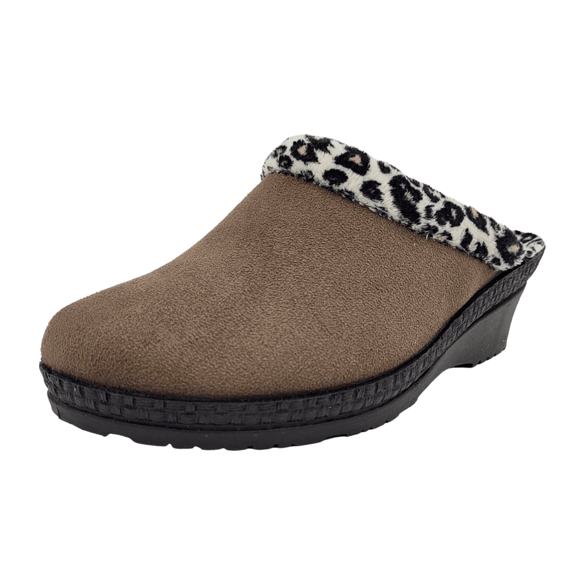 Rohde Comfortable Brown Ladies Slip-On Sandals with Wedge Heel Spring Summer
