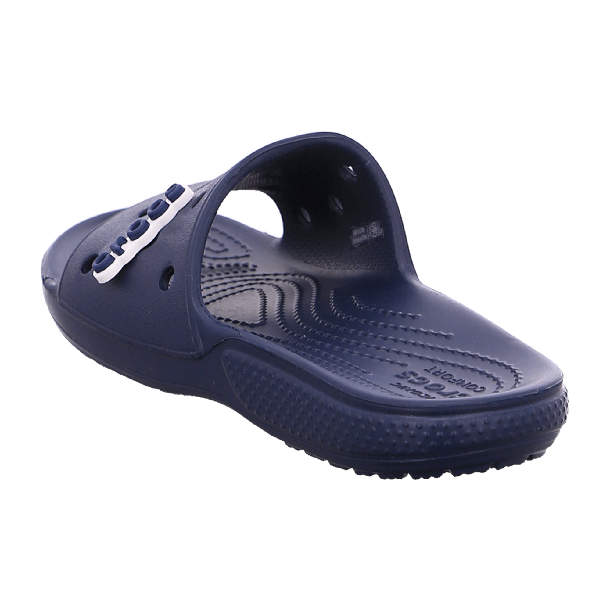 Crocs Men's Slide Sandals in Blue - Comfortable & Stylish Beach Footwear
