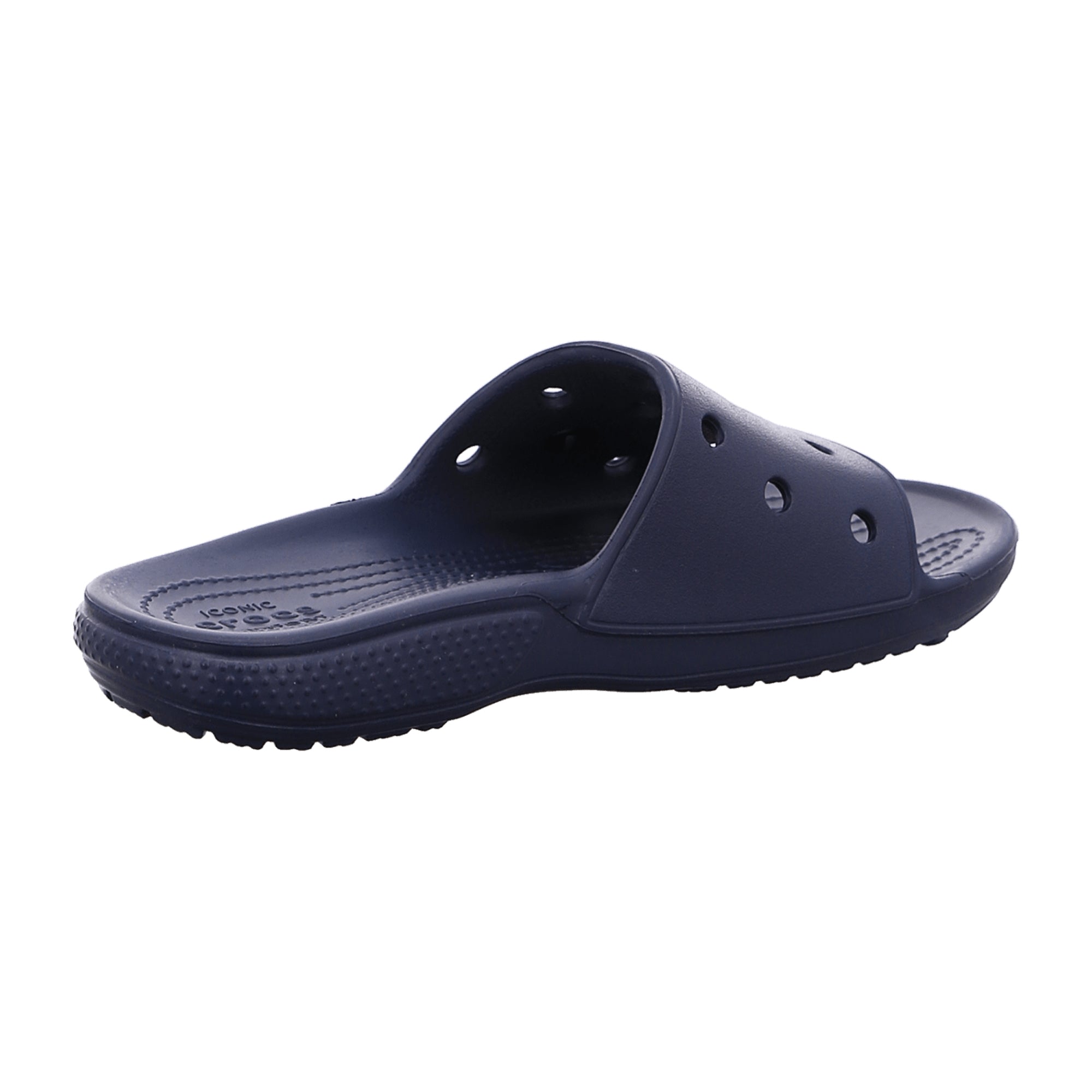 Crocs Men's Slide Sandals in Blue - Comfortable & Stylish Beach Footwear