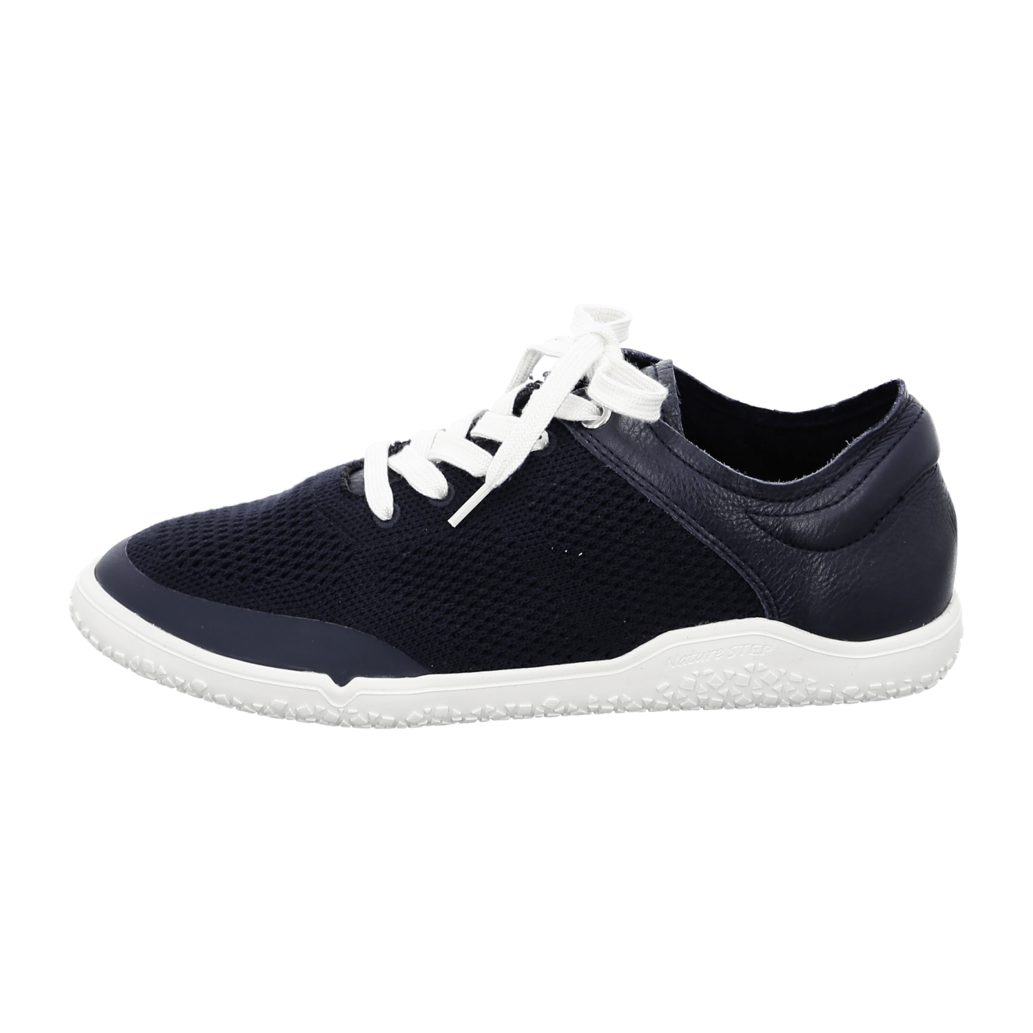 ARA Nature Sneaker for Women - Blue Lace-Up Suede and Textile Sneakers with Rubber Sole