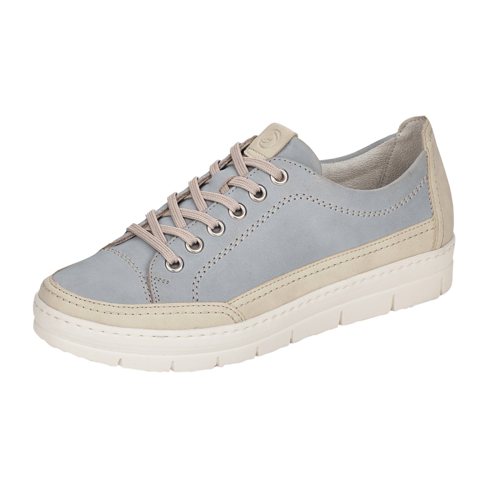 Remonte Women's Comfortable Lace-Up Shoes Blue