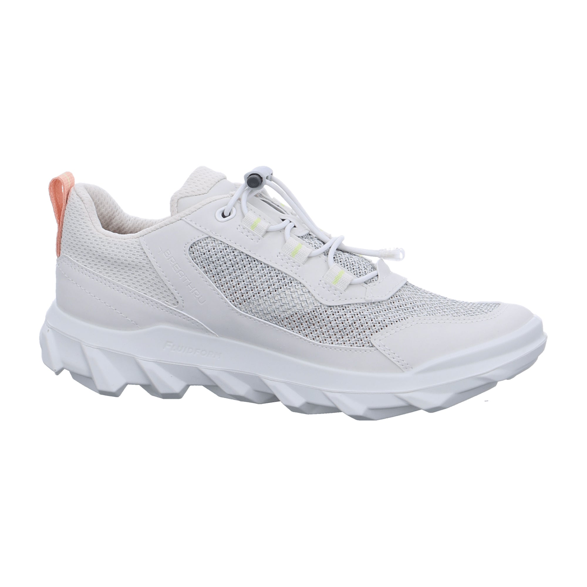ECCO MX W Women's Slip-On Sneakers, Casual White Loafers for Daily Comfort