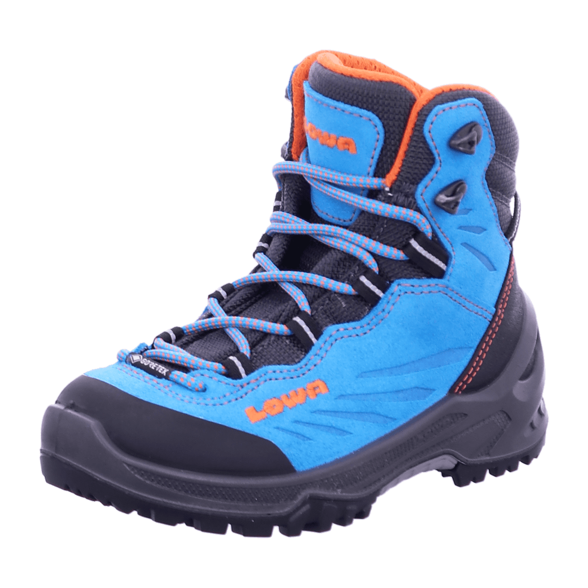 LOWA Cadin GTX Mid Junior Kids Trekking Boots - Waterproof Turquoise